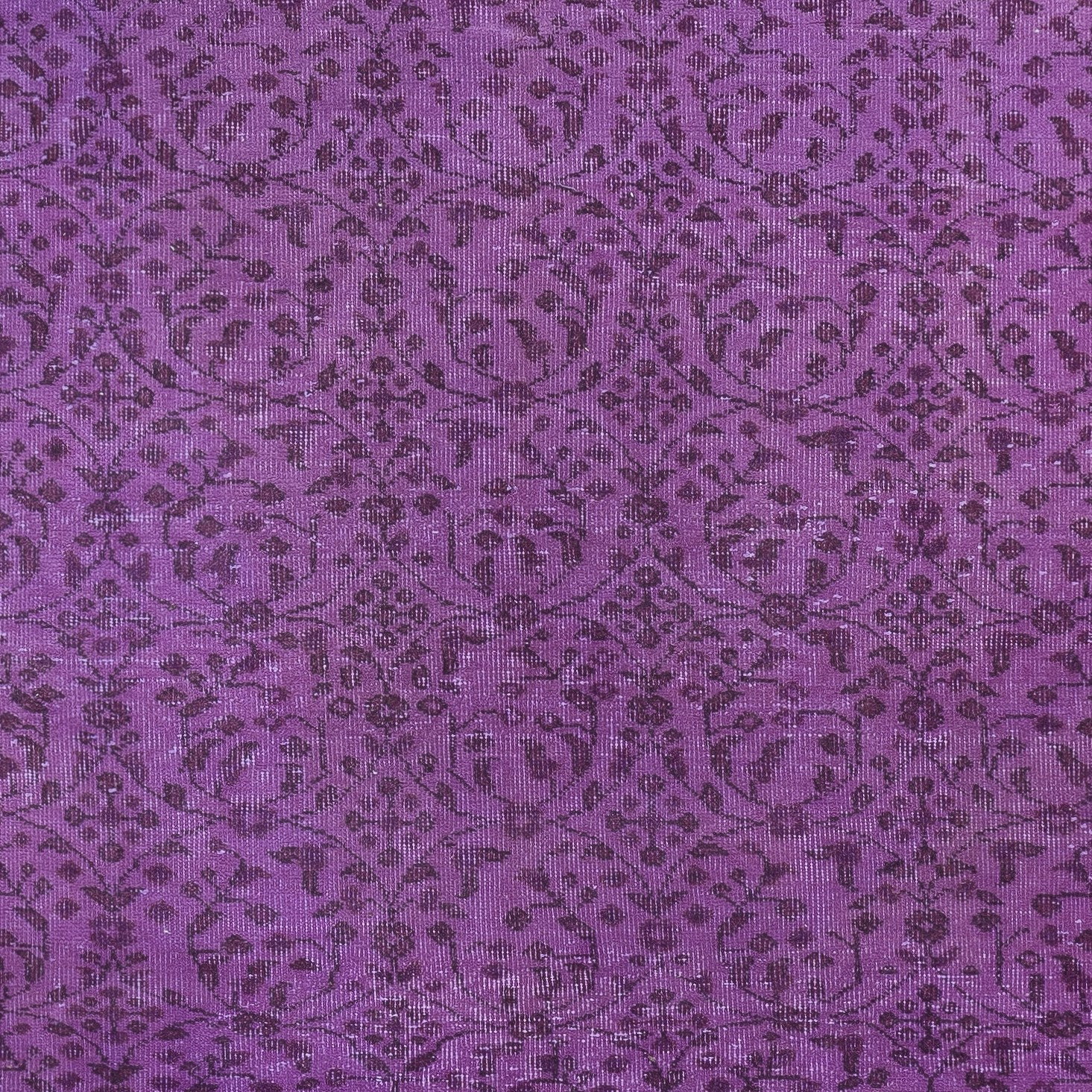 5.5×9.3 Ft Modern Anti-bacterial Area Rug in Purple, Hand-Made in Turkey