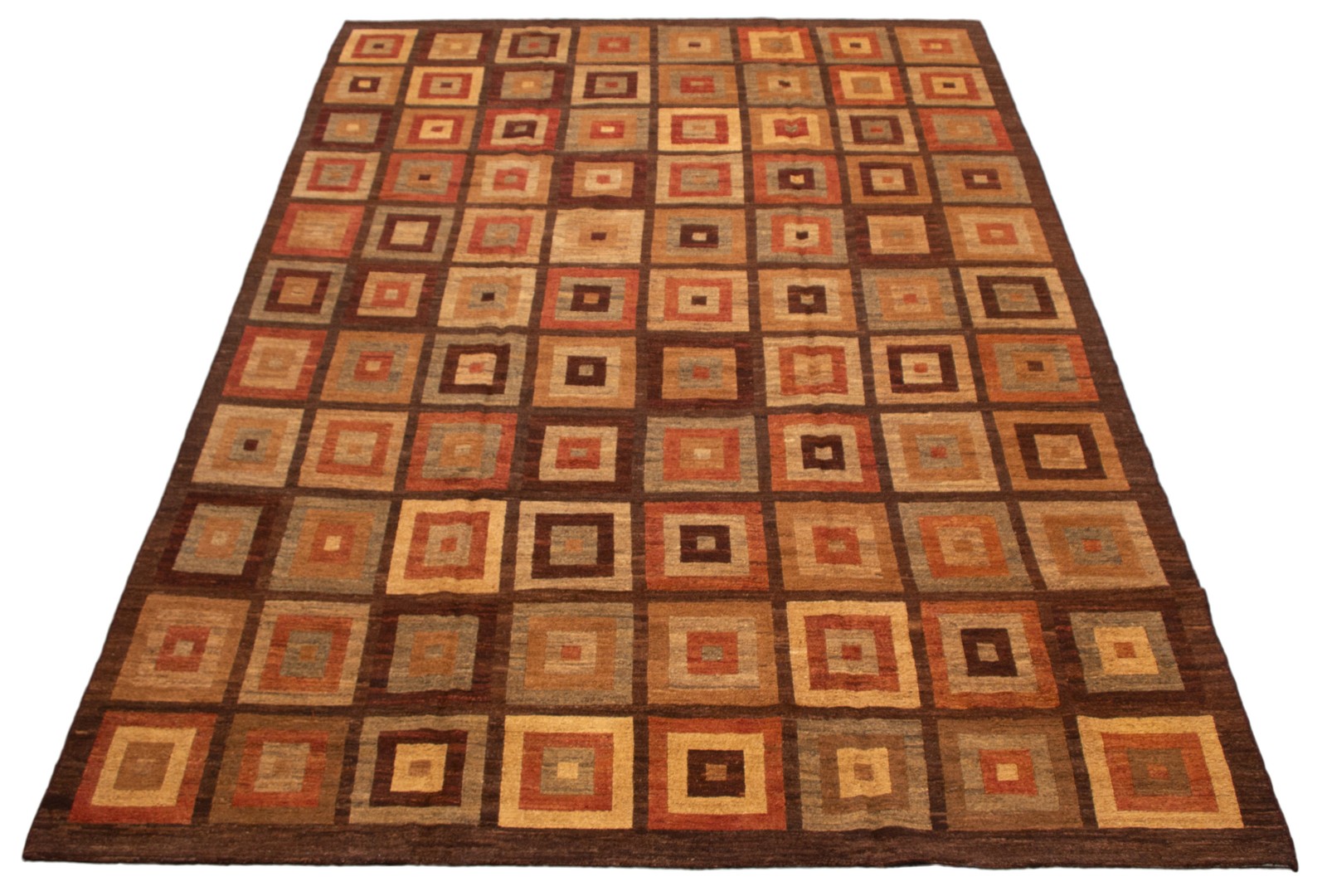 Vintage Hand Woven Area Rug 10’2″ x 14’10” Traditional Wool Oriental Carpet
