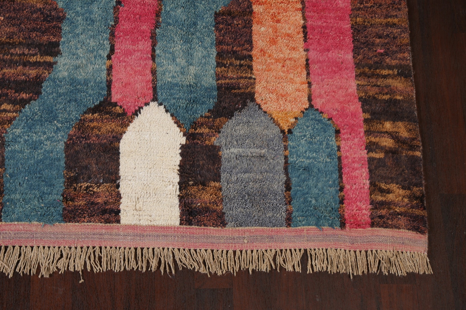 Thick-Plush Modern Moroccan Berber Geometric Handmade Oriental Area Rug 10×15 ft