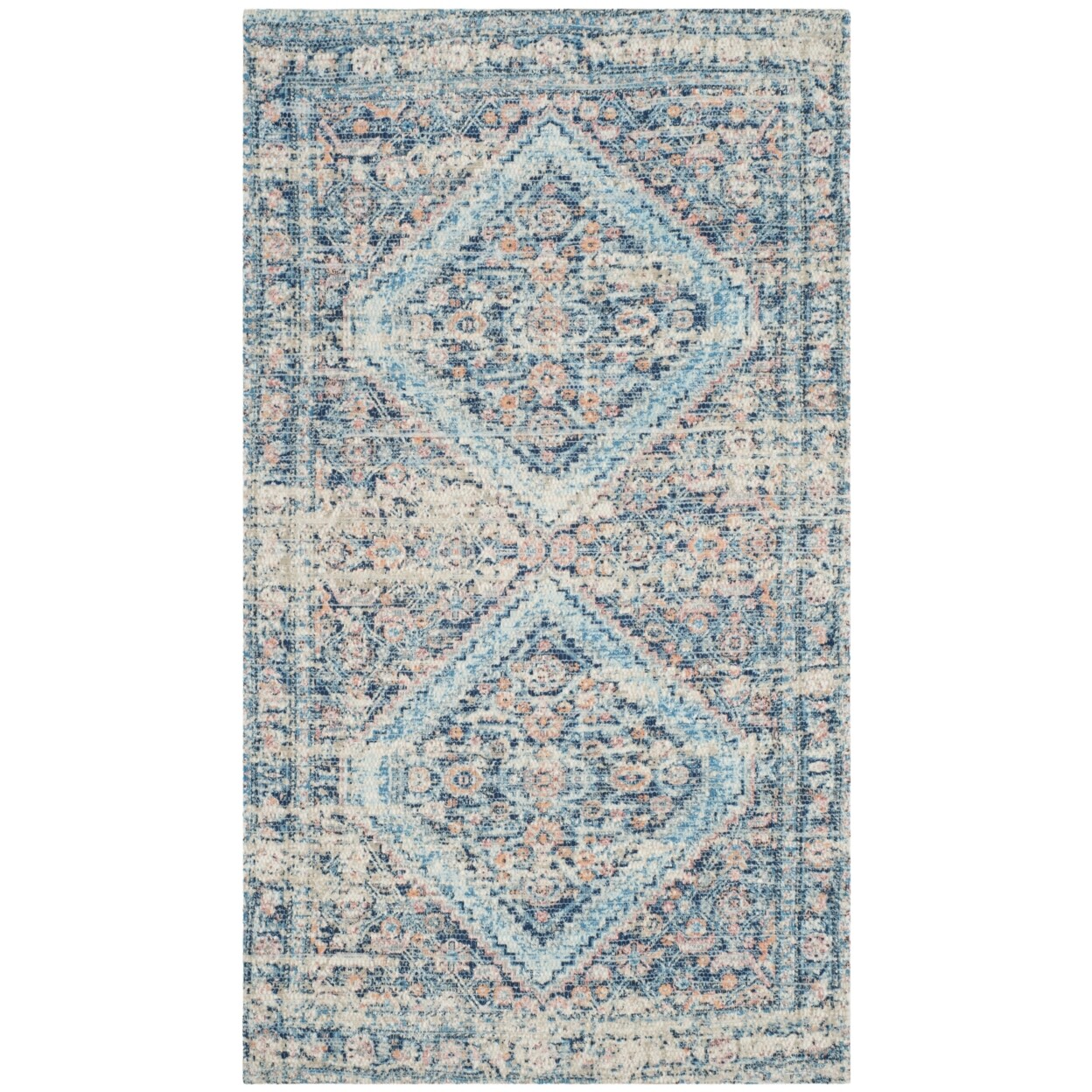 SAFAVIEH Saffron SFN577A Handmade Blue / Turquoise Rug
