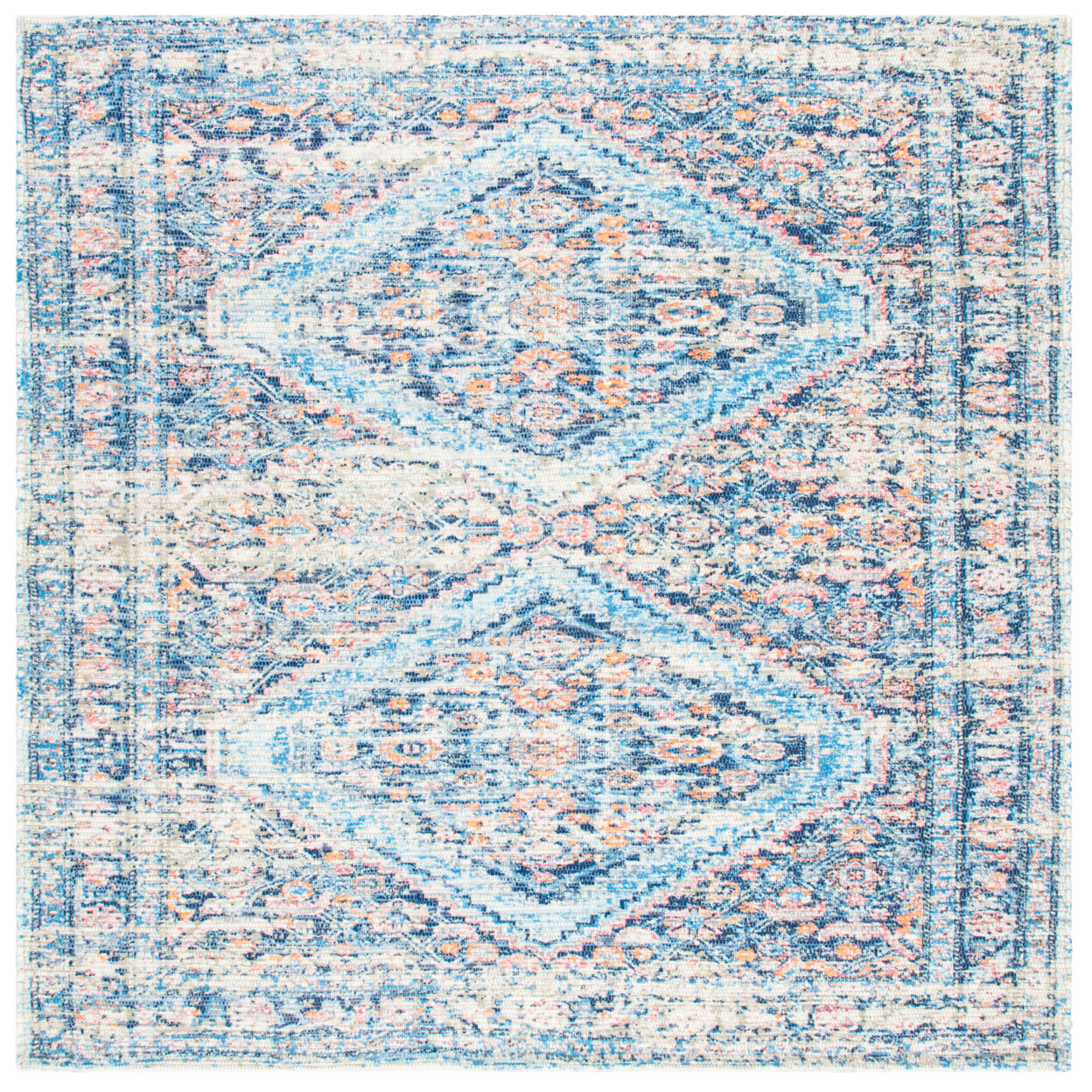 SAFAVIEH Saffron SFN577A Handmade Blue / Turquoise Rug