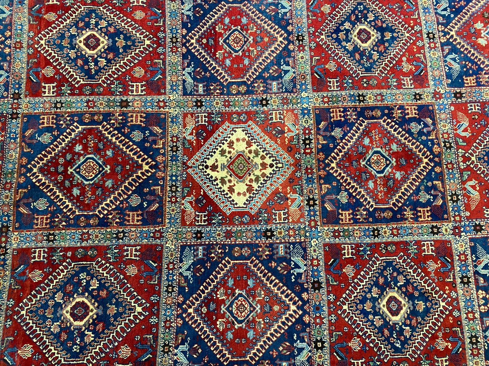 6.6 x 10.6 Perrsian Yalahmeh Rare Rug Best Tribbal Wool Carpet #B-79995