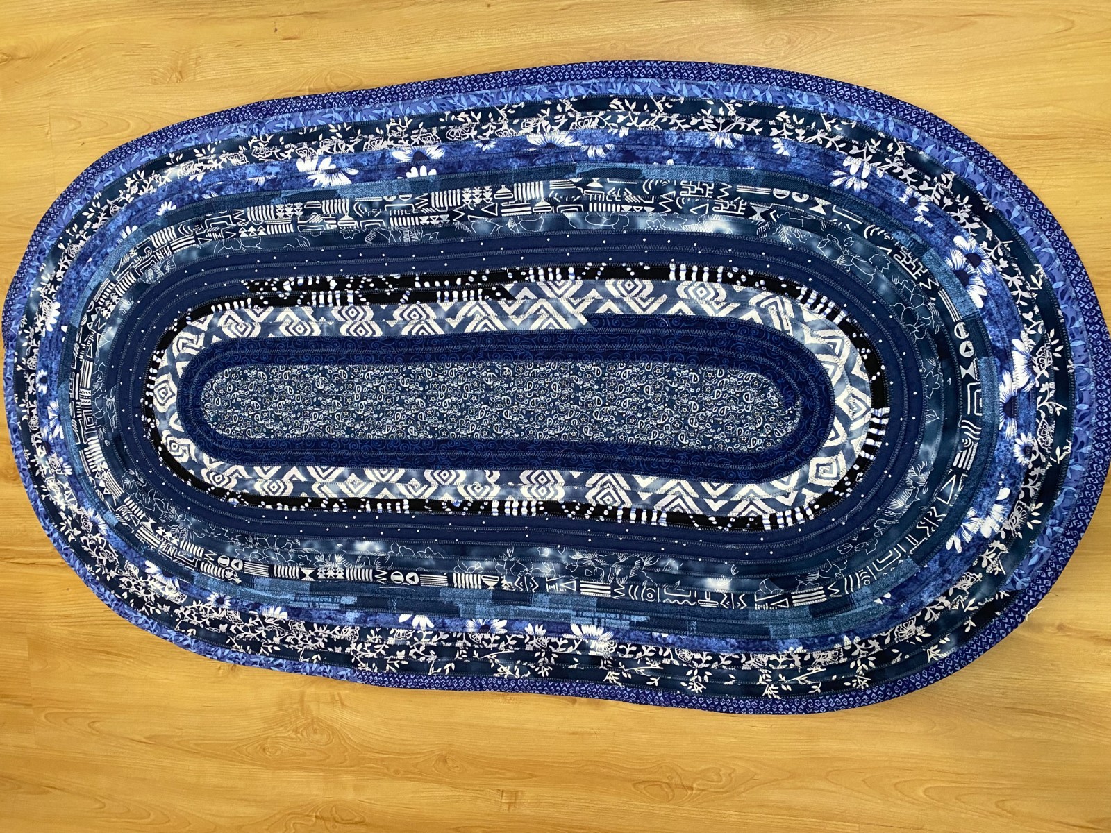 Jelly Roll Rug Handmade
