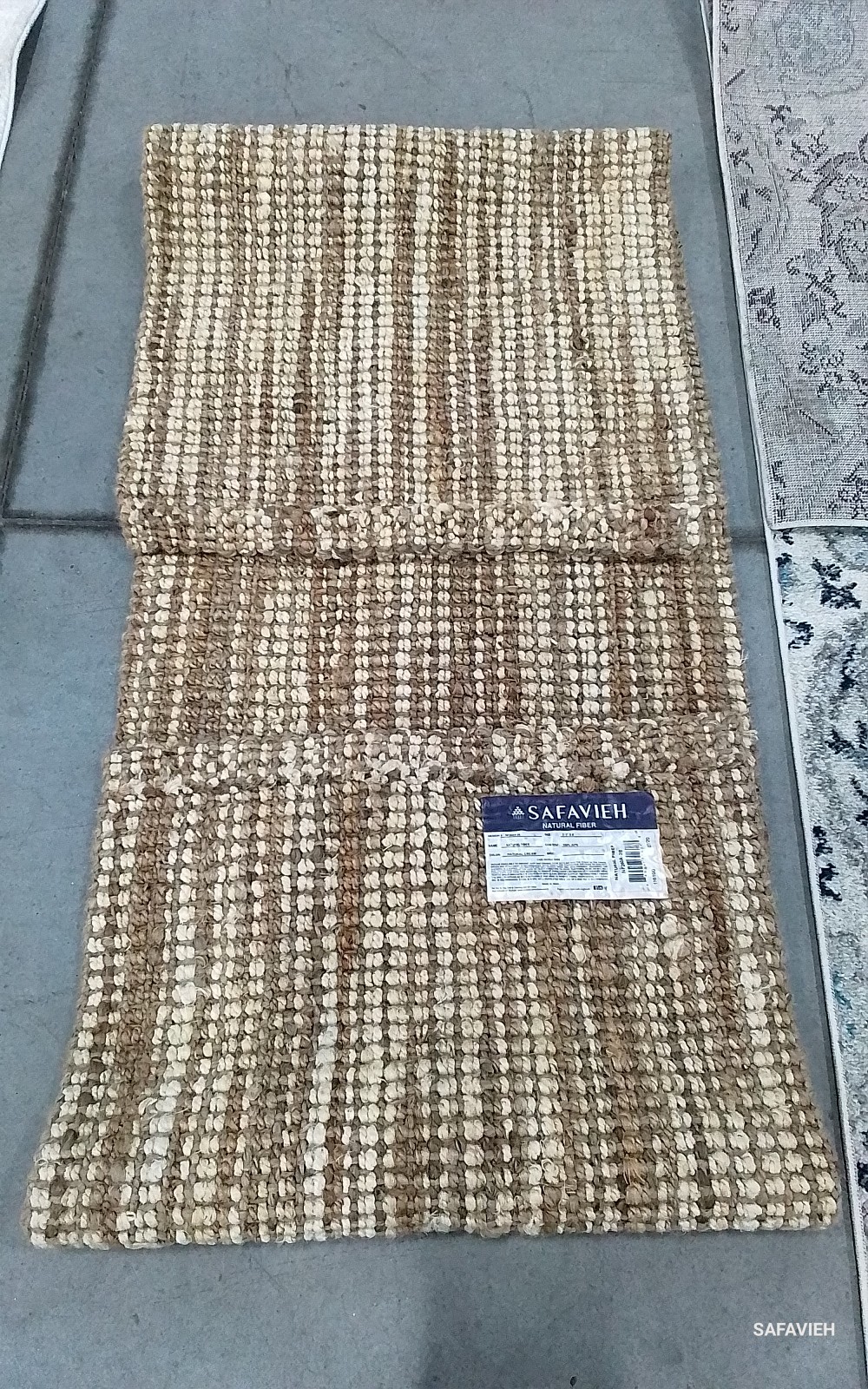 NATURAL / CREAM 2′-3″ x 8′-0″ Flaw in Rug, Reduced Price 1172783845 NF260A-28
