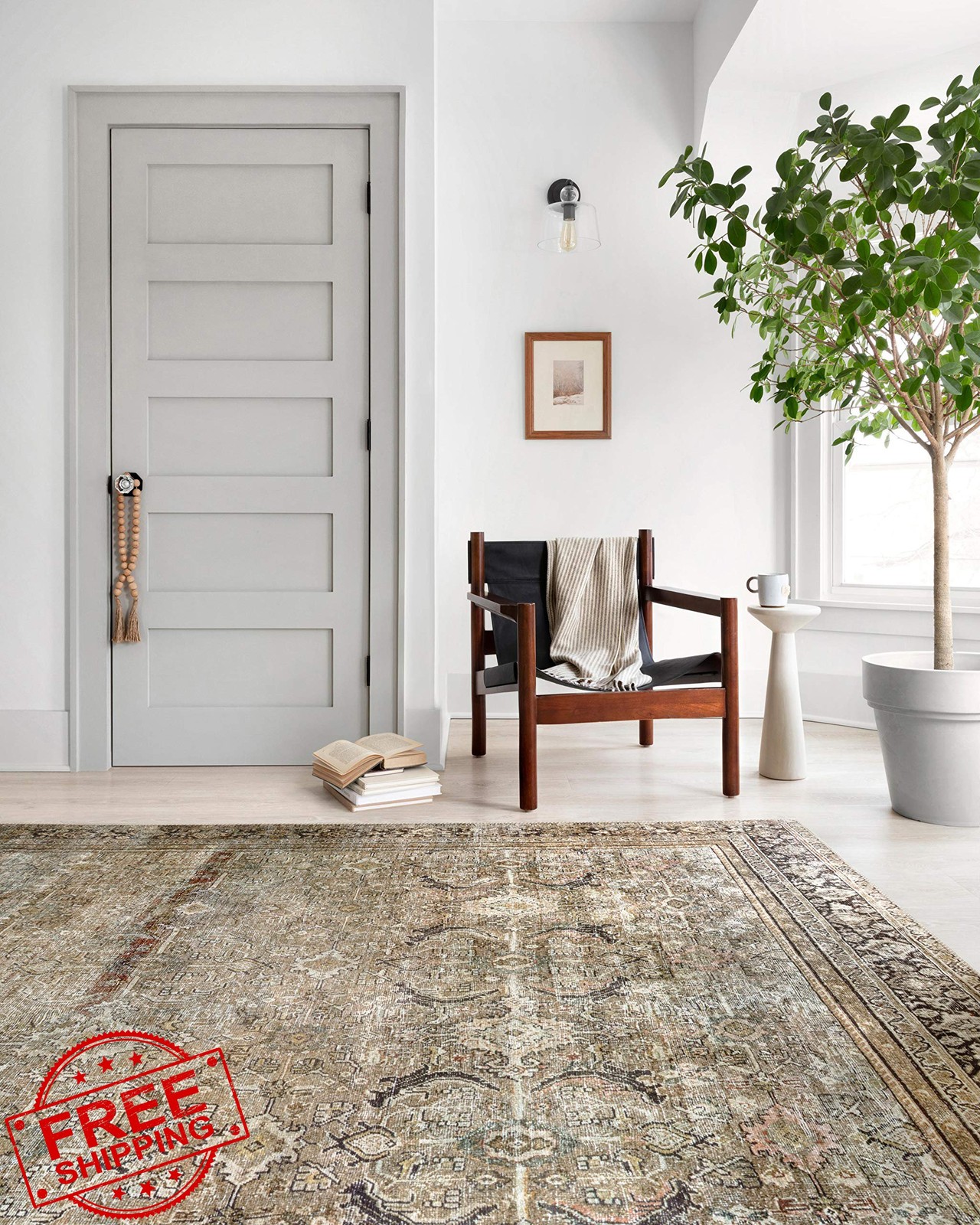 Loloi Rug Olive/Charcoal 2’6″ x 12′