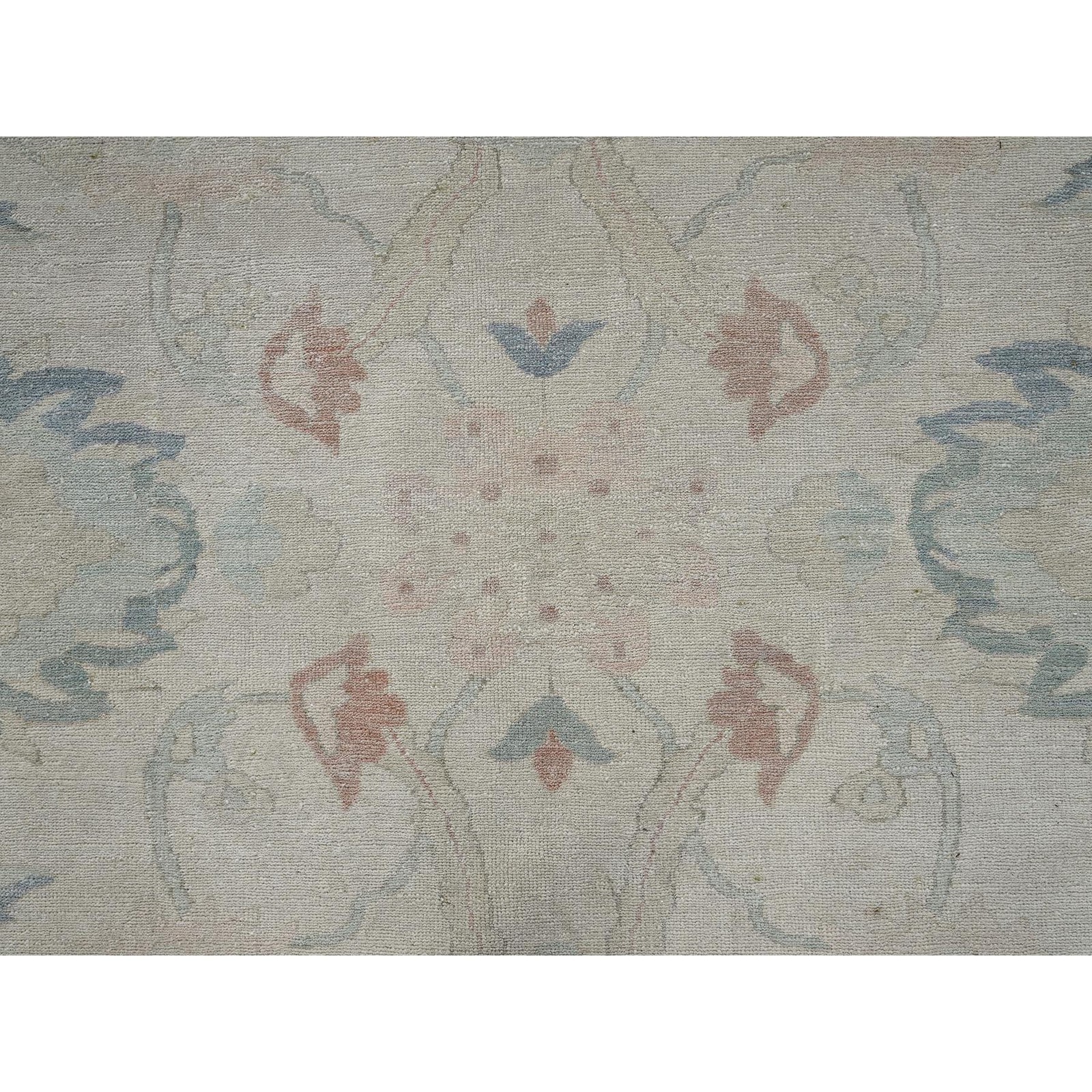 13’5″x19’3″ Ivory Vintage Egyptian Wool Hand Knotted Oversized Oriental Rug 2537