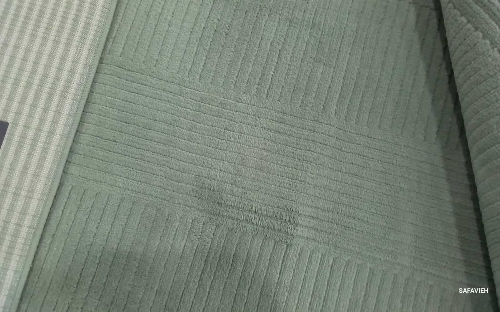 GREEN 9′-0″ x 12′-0″ Back Stain Rug, Reduced Price 1172801034 SLE686Y-9