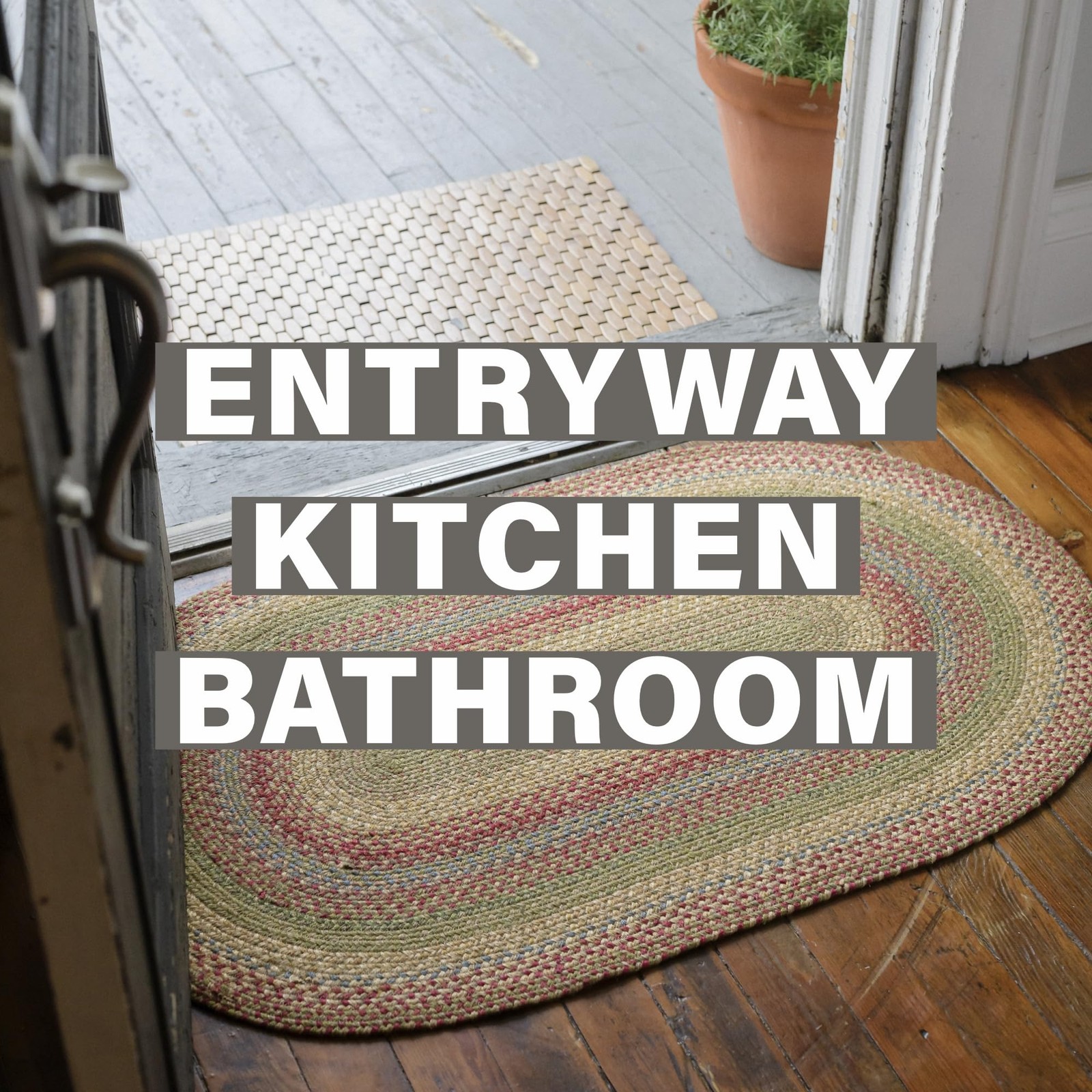 Homespice Azalea Jute Braided Area Rug, 20 x 30 Oval Red – Tan – Beige – Blue, R
