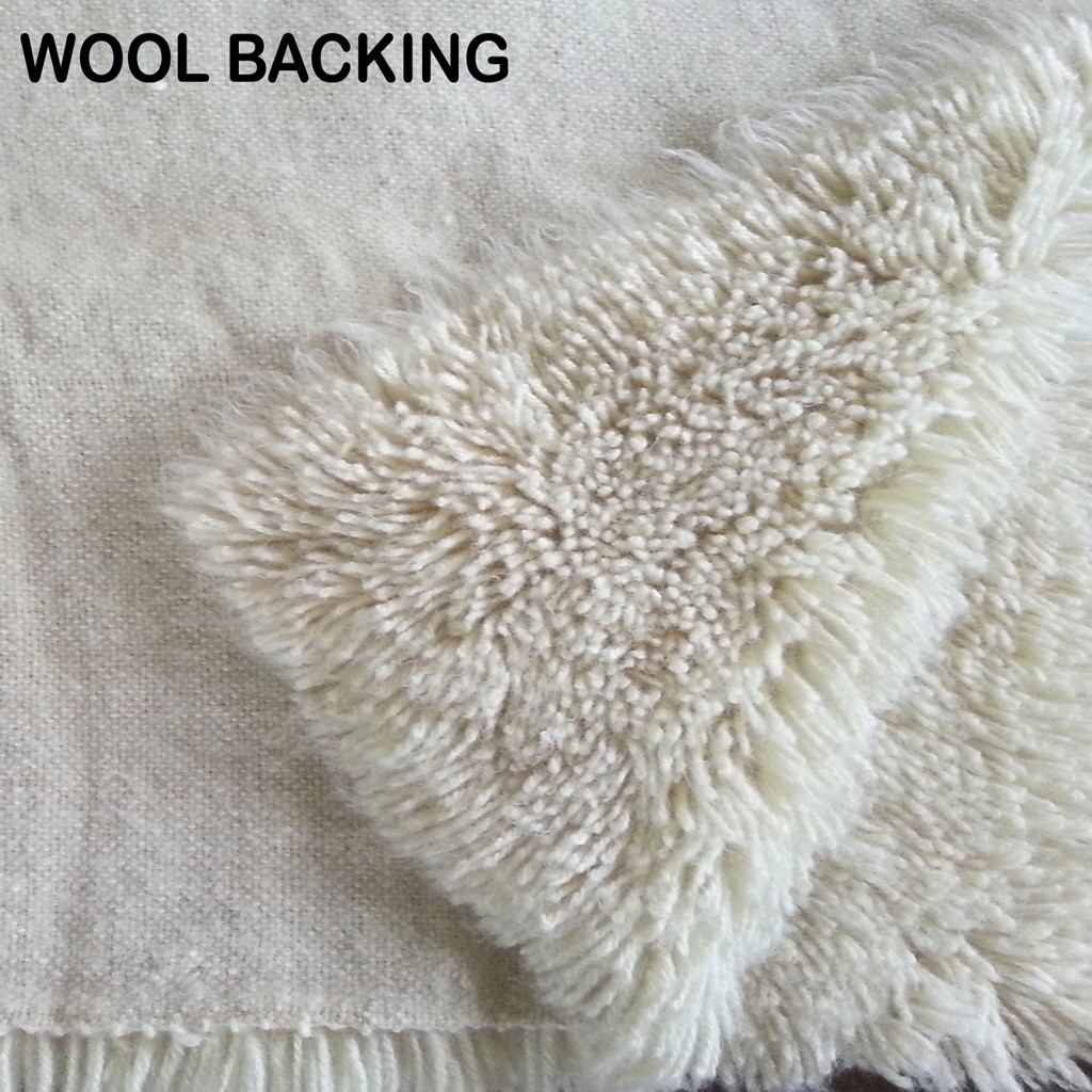 SUPER THICK FLOKATI RUGS | ALL SIZES | PLUSH 2″ PILE | NATURAL WOOL AREA RUG