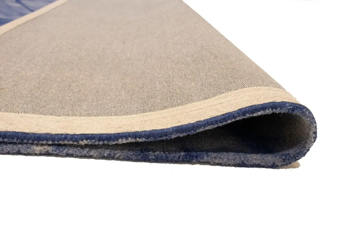 Modern Purple-navy Tie-Dye Design 5X8 Hand-Tufted Rug Contemporary Plush Carpet