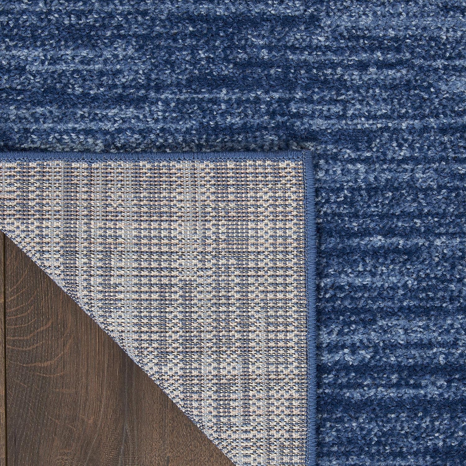 Navy Blue 8′ x 10′ Area Rug – Easy Clean, Non Shedding