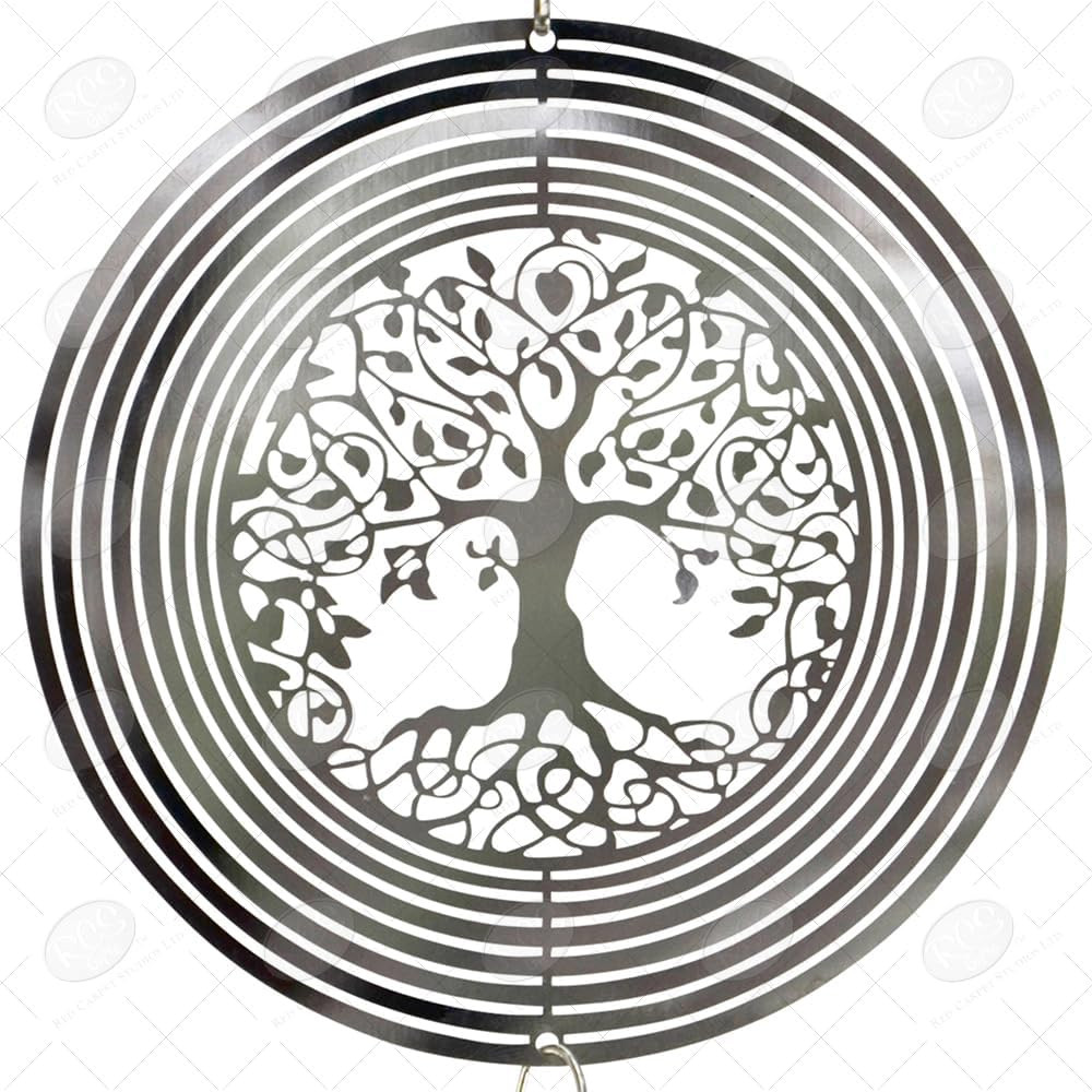 Red Carpet Studios Garden Suncatcher Spinner, 13-Inch, Tree of Life