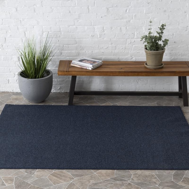 Durable Utility Area Rug Stain Resistant Low Pile Non-Slip 30×46 inches New