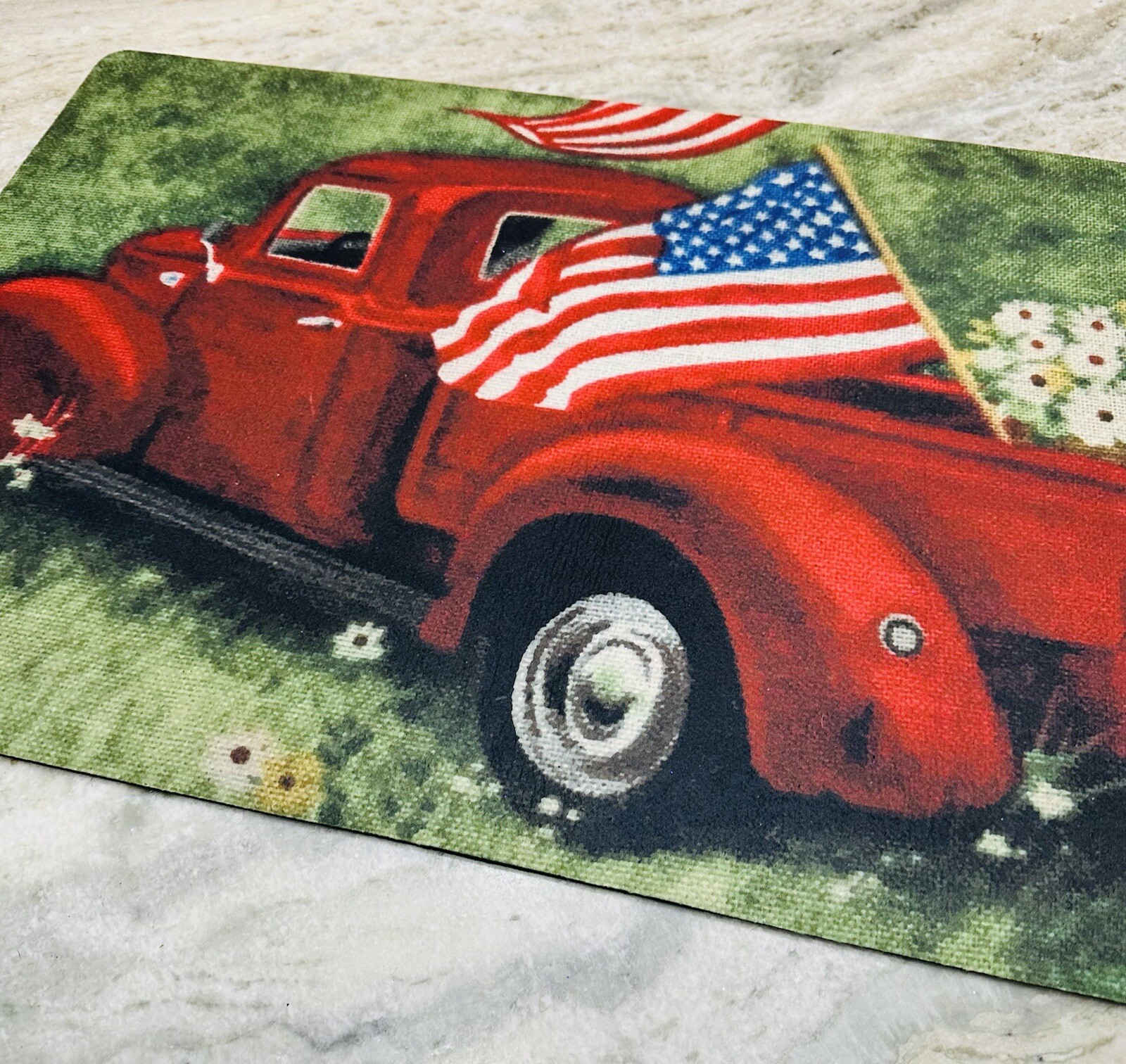 Hobby Lobby Indoor/Outdoor July 4 Rug:29.5x17Inches/Seasonal / Holiday-ShipN24Hr