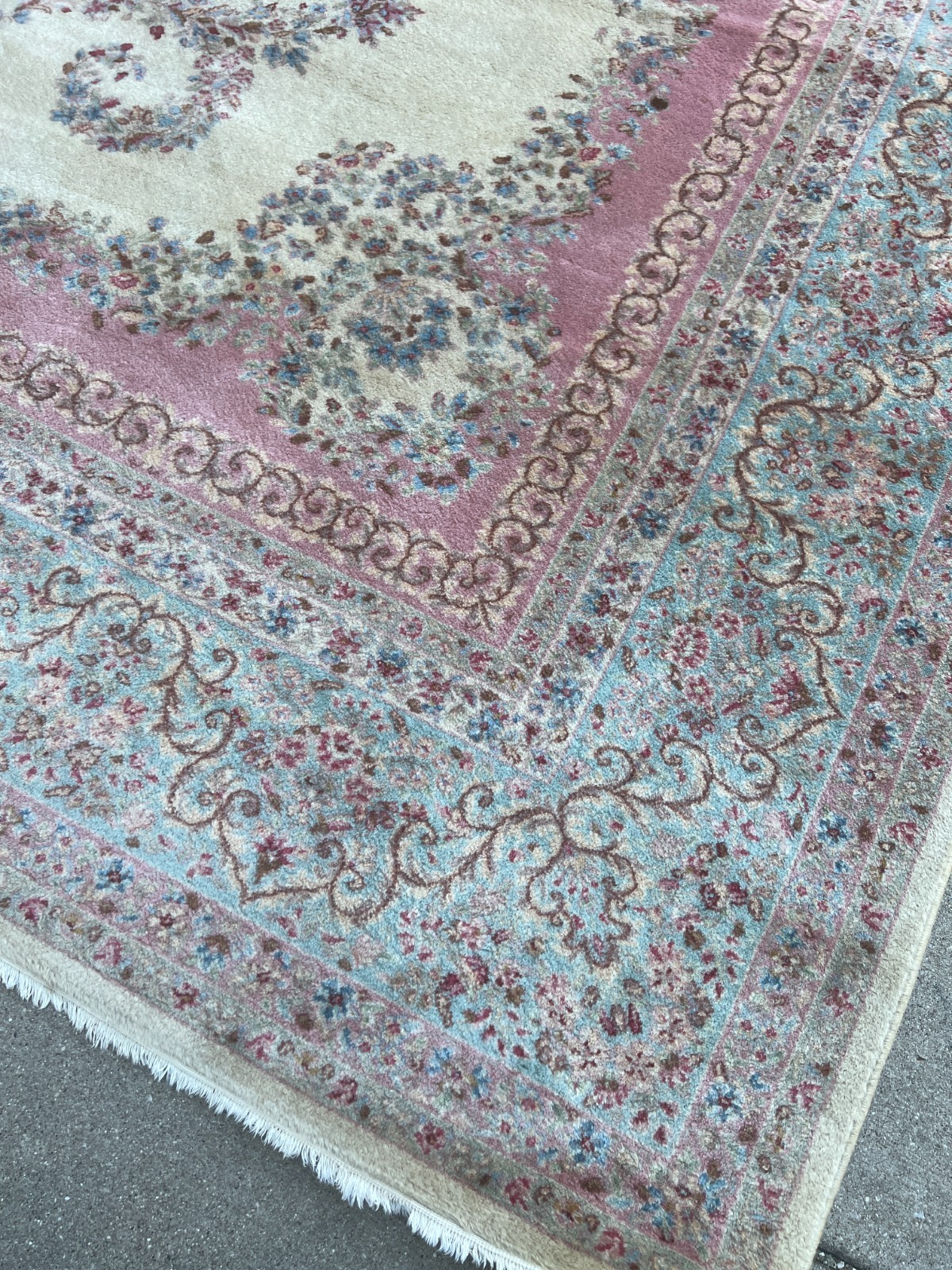 11’4″ x 15’1″ Karastan Kirman Design Oriental Rug – Full Pile – Made in USA
