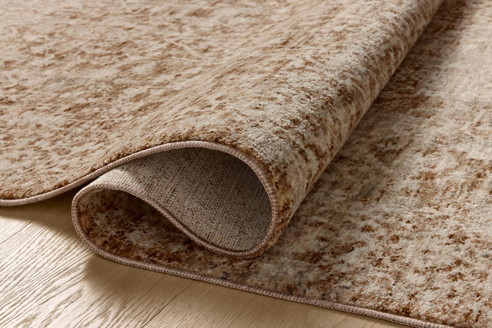 Loloi II Newman Collection NEW-02 Bark/Natural 2′-7″ x 10′-0″ Runner Rug, .37…