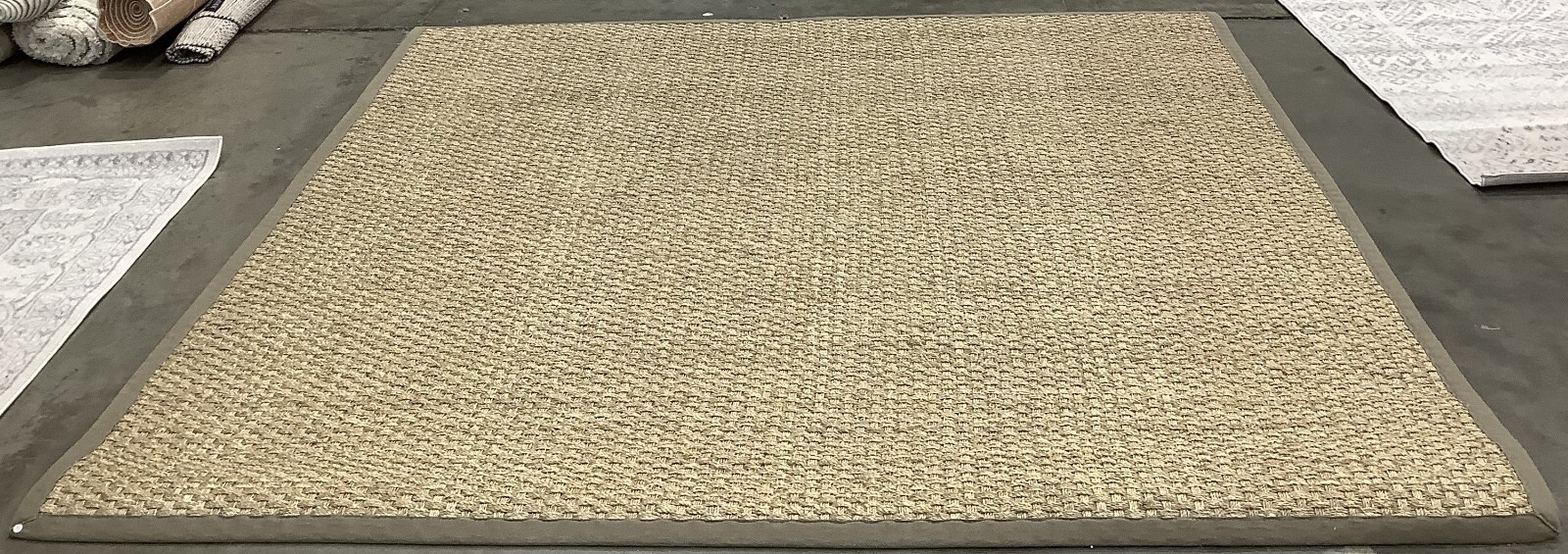 NATURAL / GREY 9′-0″ x 9′-0″ Flaw in Rug, Reduced Price 1172677796 NF114P-9SQ