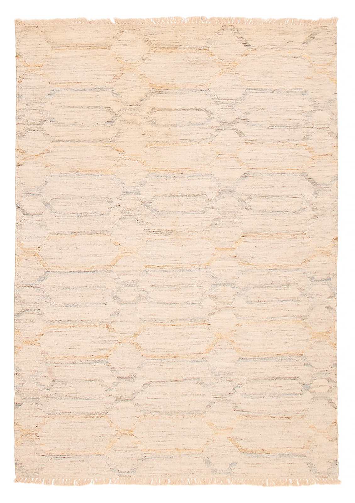 Vintage Hand Woven Area Rug 5’2″ x 7’4″ Traditional Wool Oriental Carpet