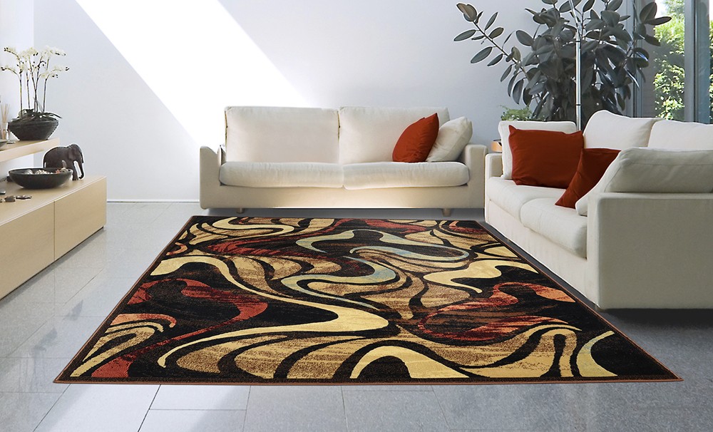 8×10 Home Dynamix Multi-Color Abstract Area Rug 4473-450 – Aprx 7′ 10″ x 10′ 5″
