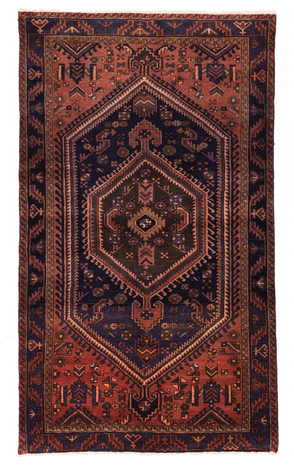Traditional Vintage Hand-Knotted Area Rug 4’5″ x 7’5″ Oriental Wool Carpet