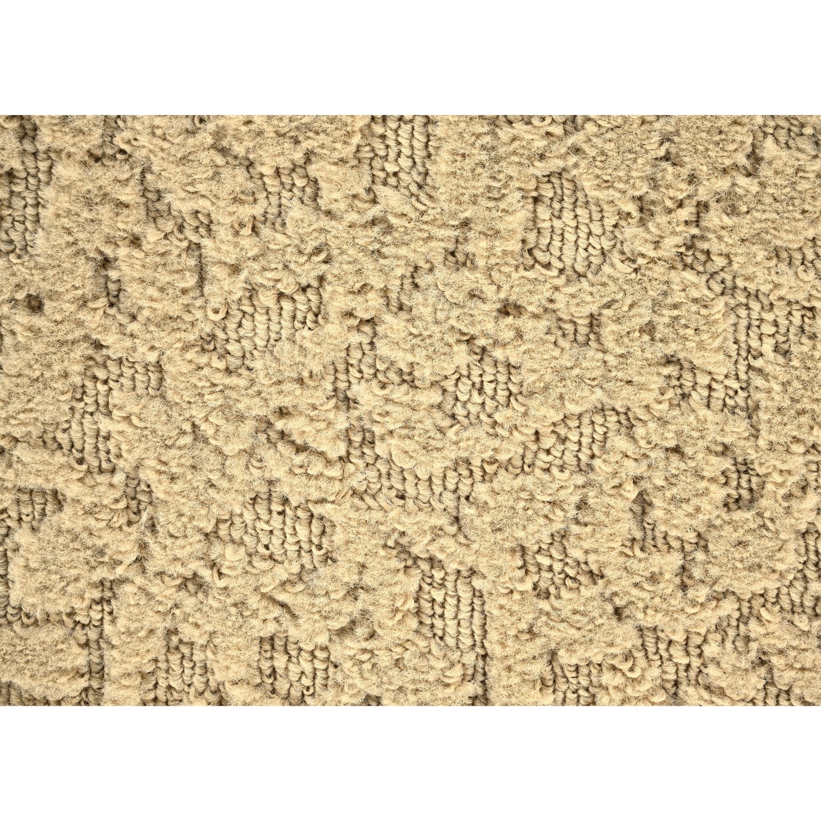 Garland Rug Ivy 2×12 ft Beige Tan Floral Solid Area Rug – Durable