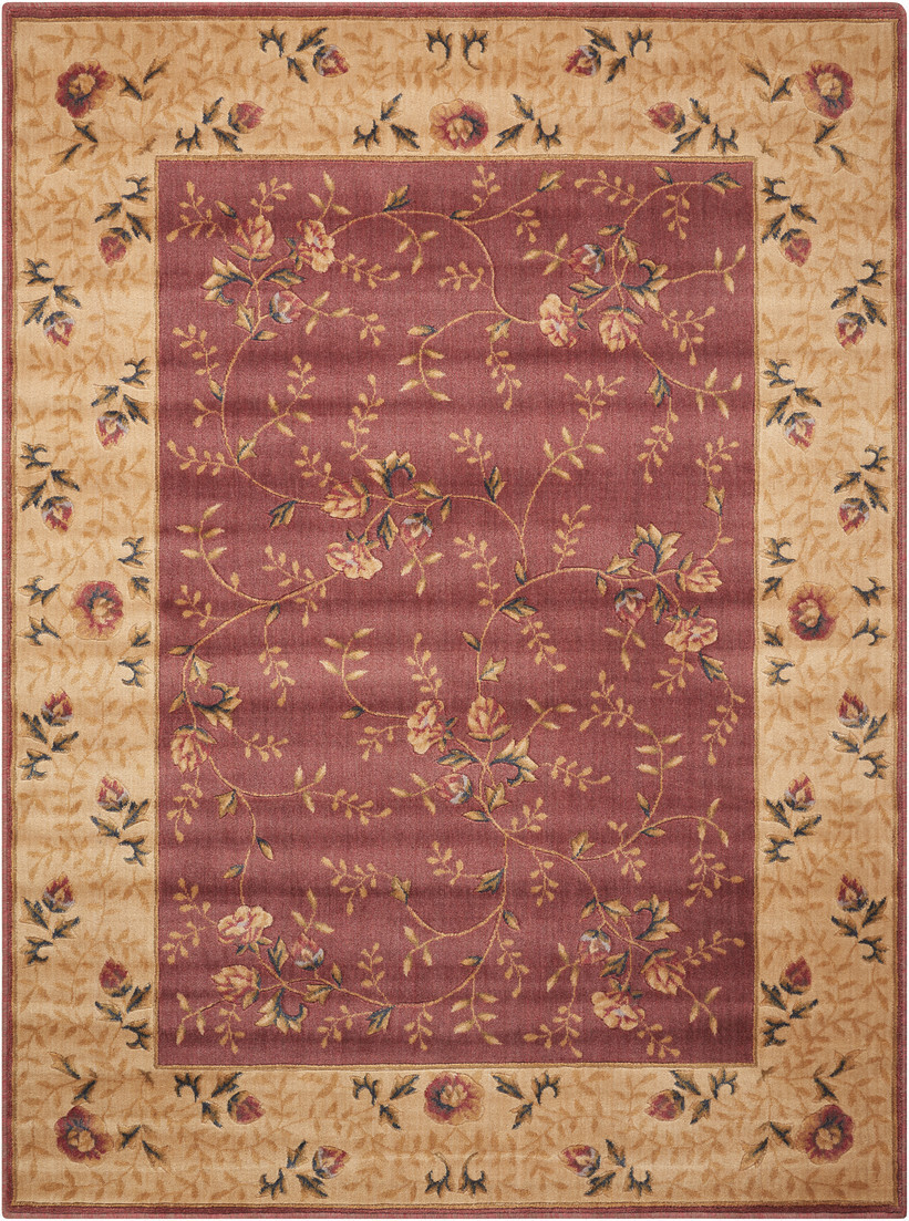 Nourison Somerset Rose – 5’6″ X 7’5″ Rectangular Traditional Area Rug