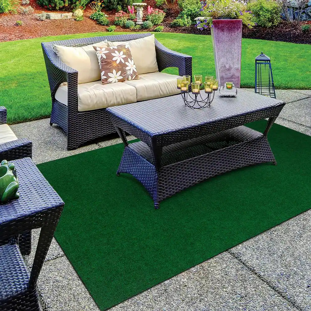 Fairway Green 6 Ft. X 8 Ft. Green Artificial Grass Rug