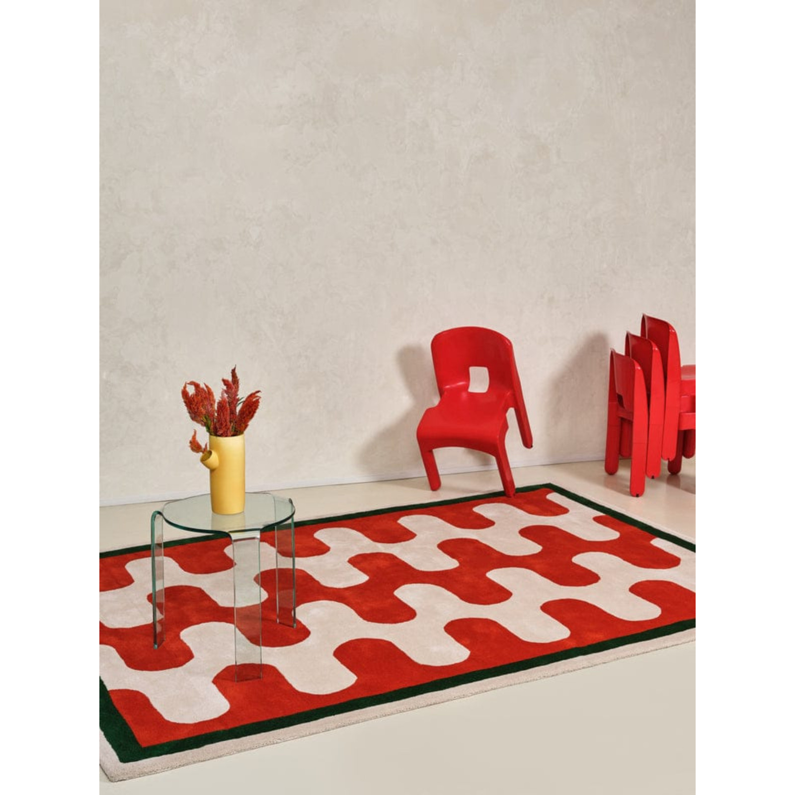 Area Wool Hand Tufted Rug Carpet Plain Handmade Solid Modern Rugs 100% for