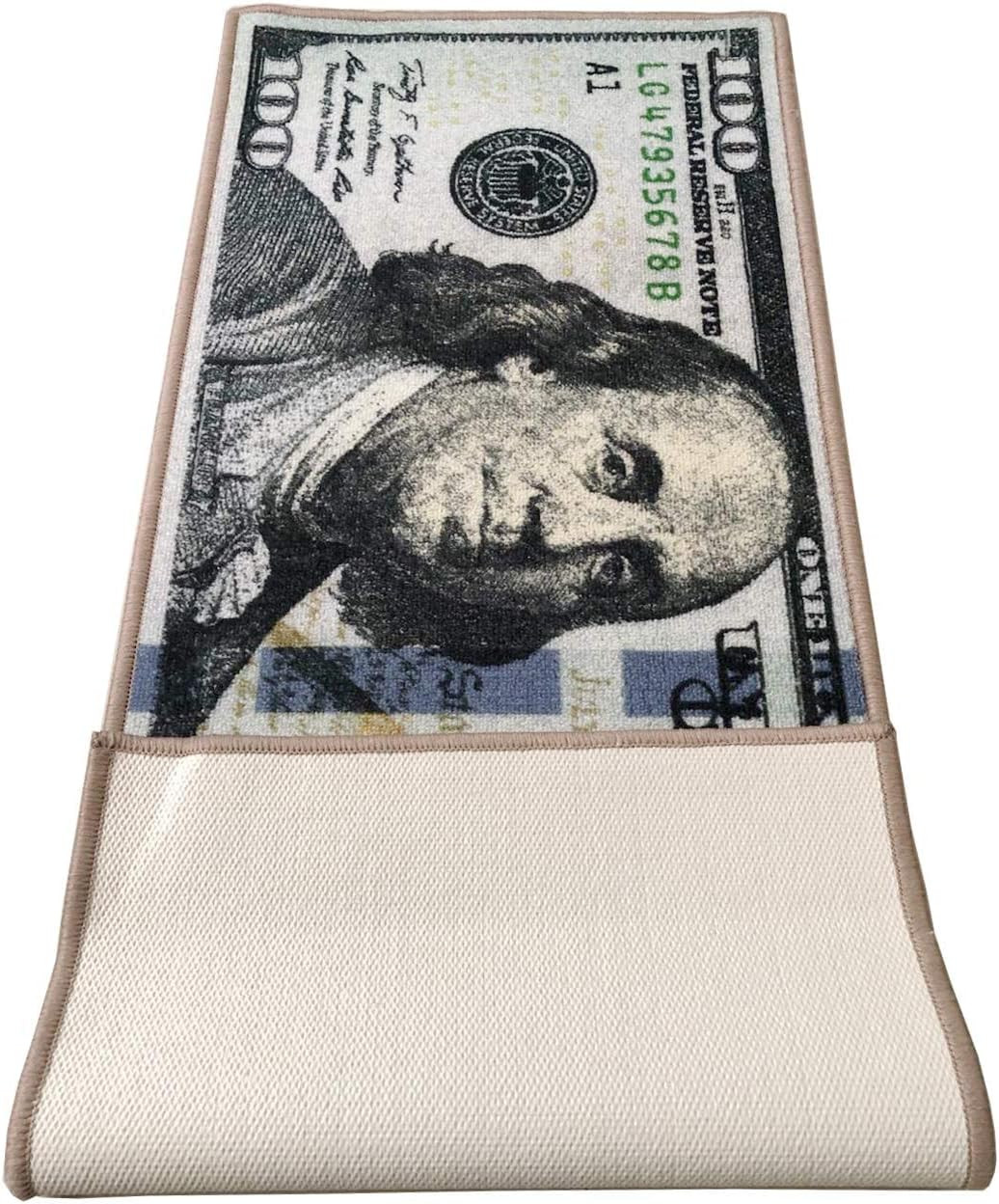 100 Dollar Bill Runner 31.5″ X 78.7″ Cool Area Rug for Living Room Kitchen Rug