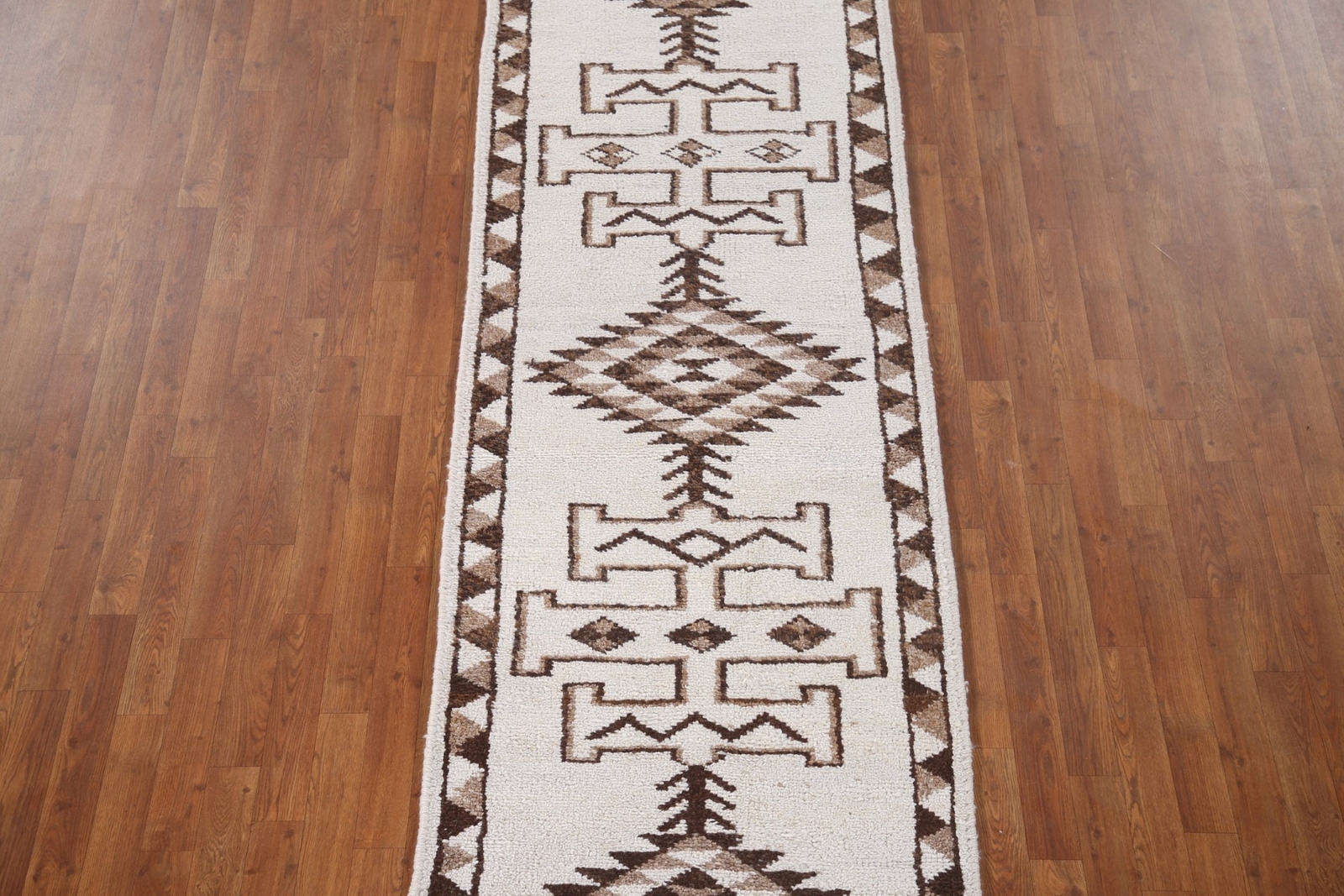 Natural Dye Handmade Anatolian Turkish Hallway Runner Rug Wool Carpet 3×13 ft