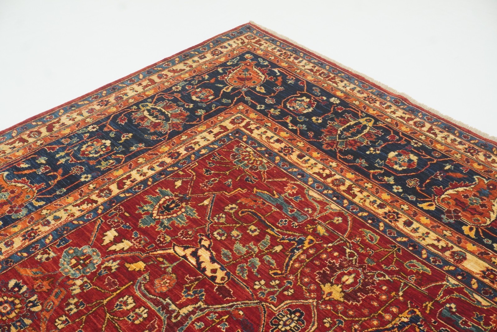 10×14 ft Red Bidjar Afghan Hand Knotted Wool Oriental Rug