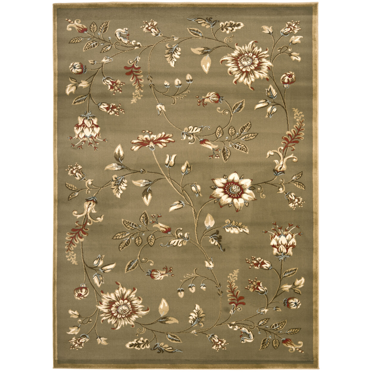 SAFAVIEH Lyndhurst LNH552-5291 Green / Multi Rug