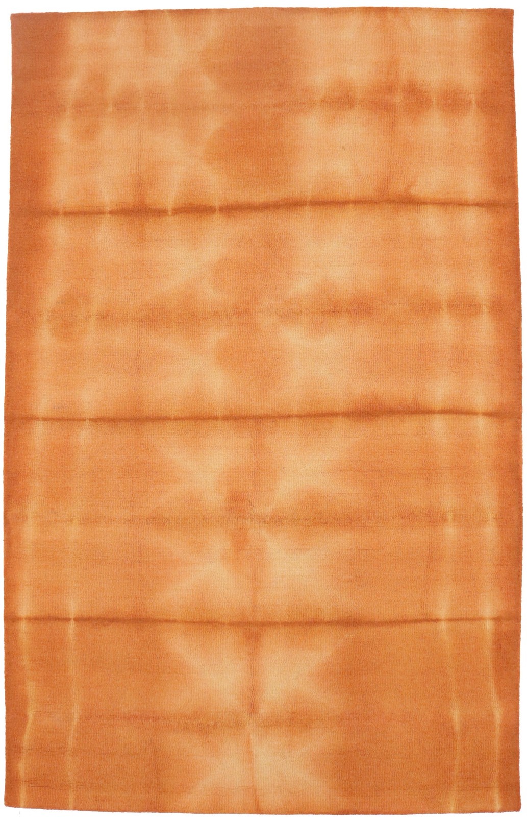 Orange Hand-Tufted Tie-Dye Abstract Rug Modern Room Decor Carpet 5×8 ft