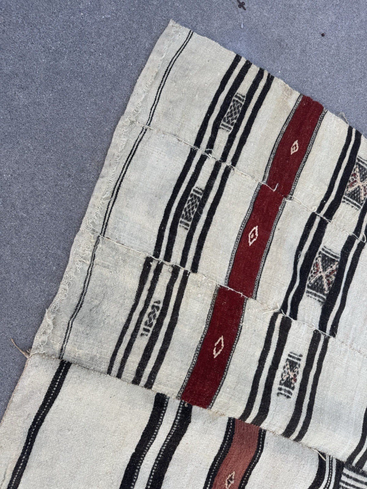 Fulani Blanket,African Blanket,Antique Hand Made Fulani,Wedding Blanket 49”x100”