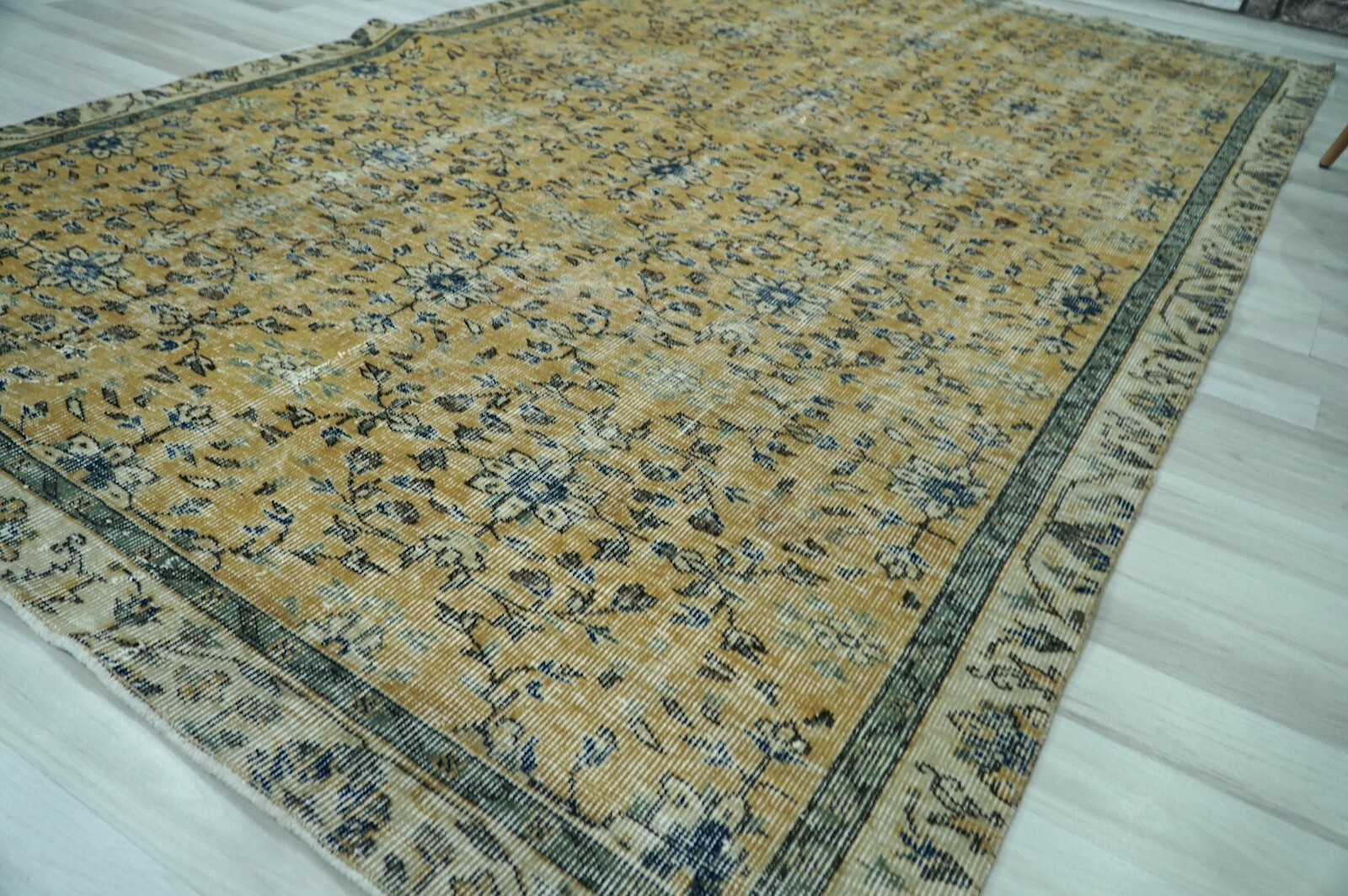 VINTAGE TURKISH RUG, Boho Decor Rug, Farmhouse Rug, Carpet, 5.38×8.96 ft. H-1754