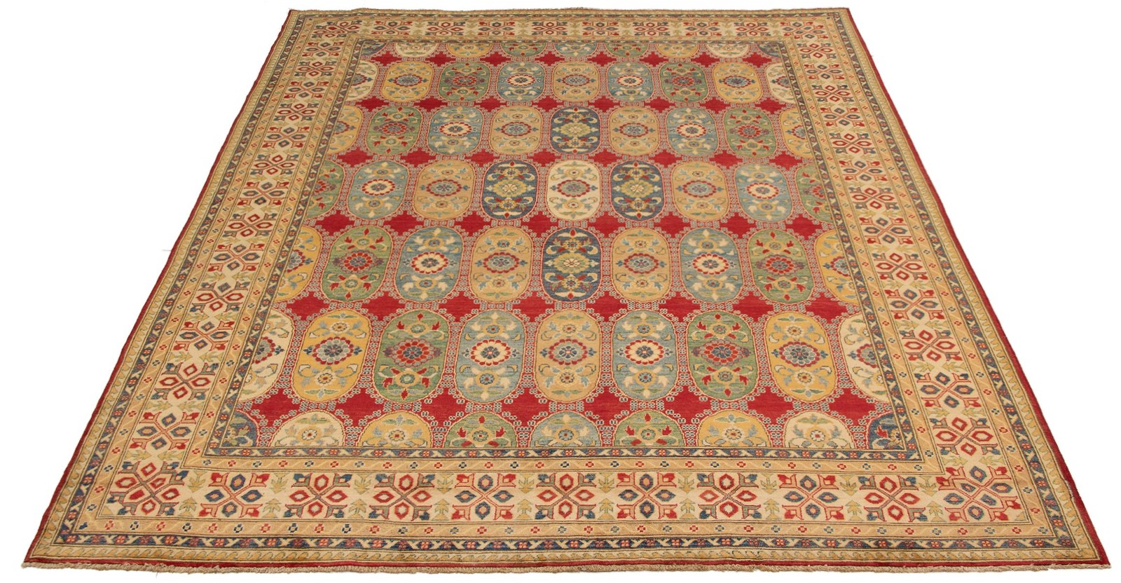 Traditional Hand Knotted Oriental Area Rug 8’10” x 11’9″ Wool Carpet
