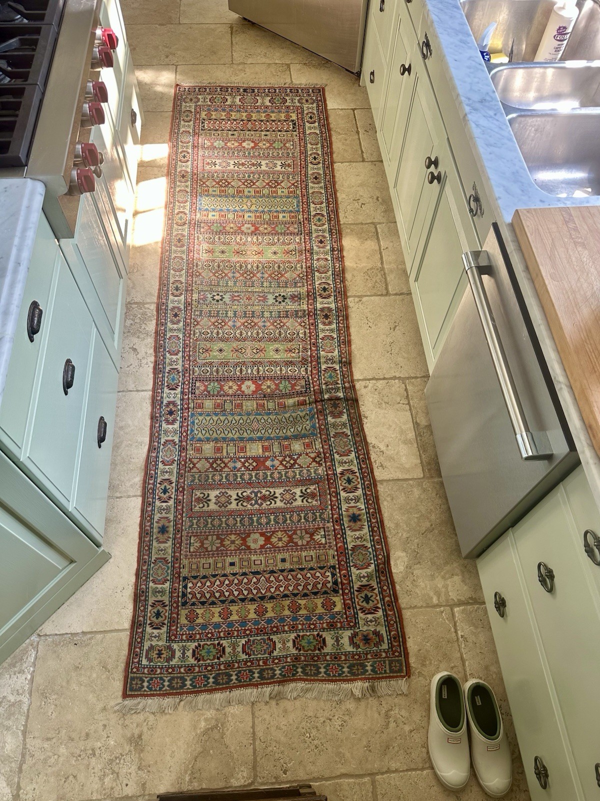 Vintage Tribal Runner/Rug 31 X114inches, Wool