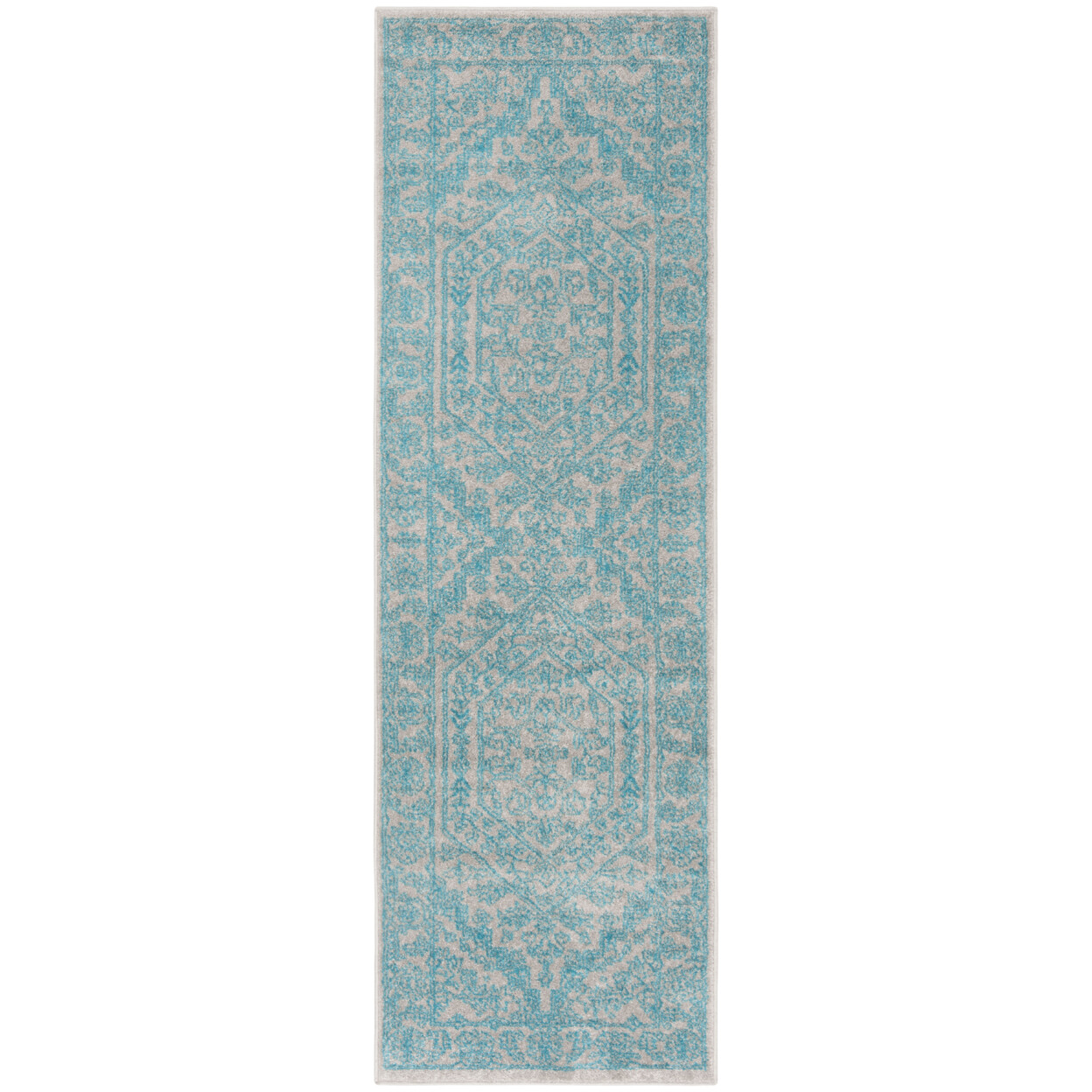 SAFAVIEH Adirondack ADR108L Light Grey / Teal Rug