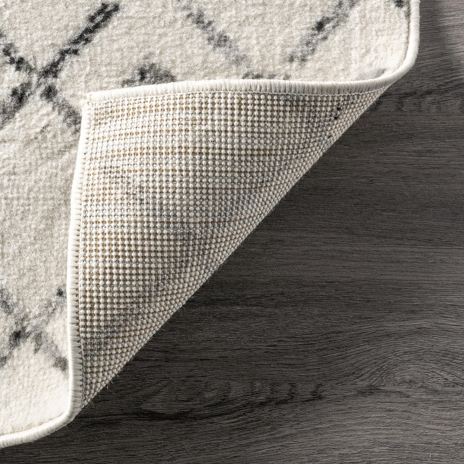 Zola Grey/Cream, 5′ x 8′, Geometric Moroccan, Soft and Cozy, High Traffic, St…