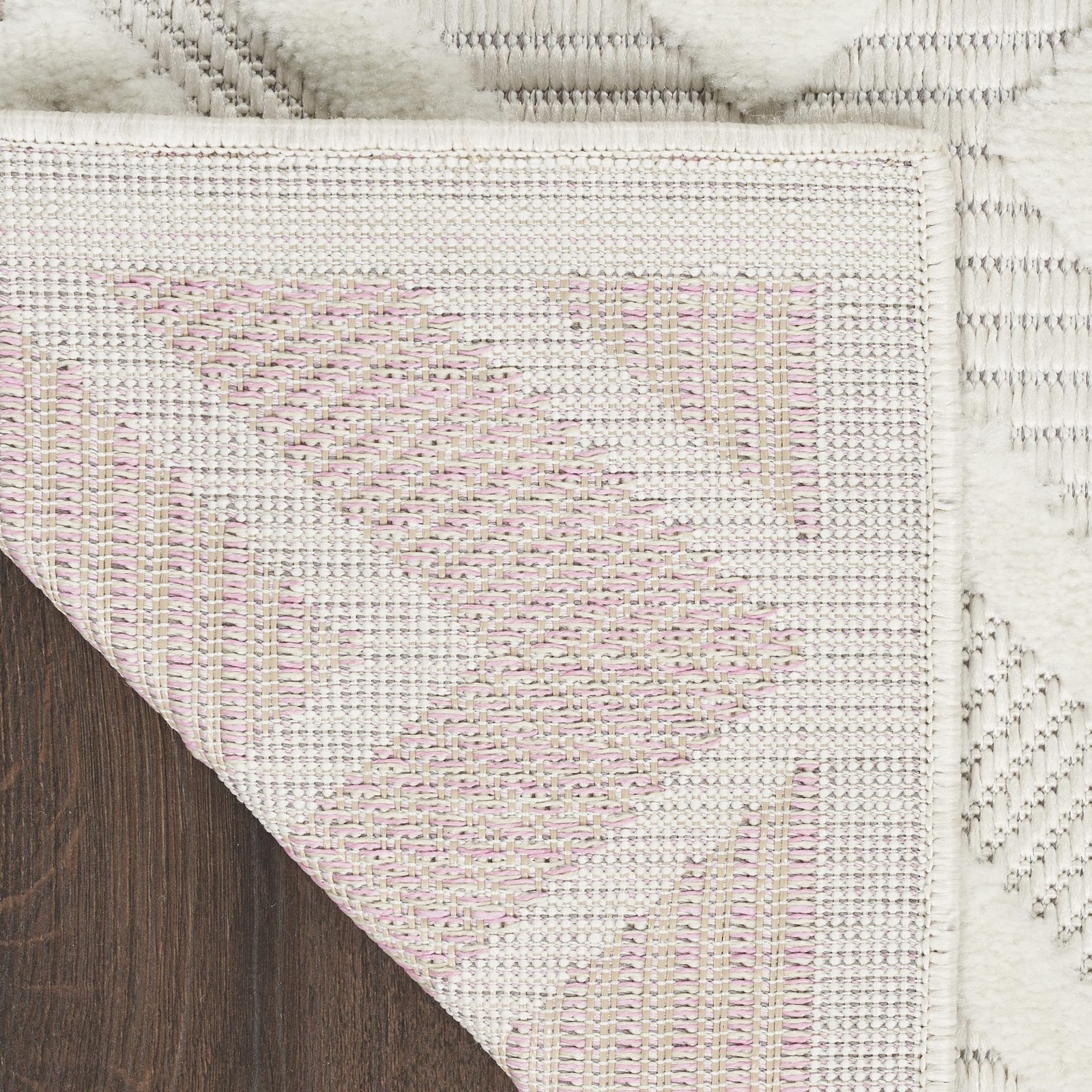 Home Versatile Ivory White 2’2″ x 7’6″ Area Rug – Easy Clean, Non Shedding, B…