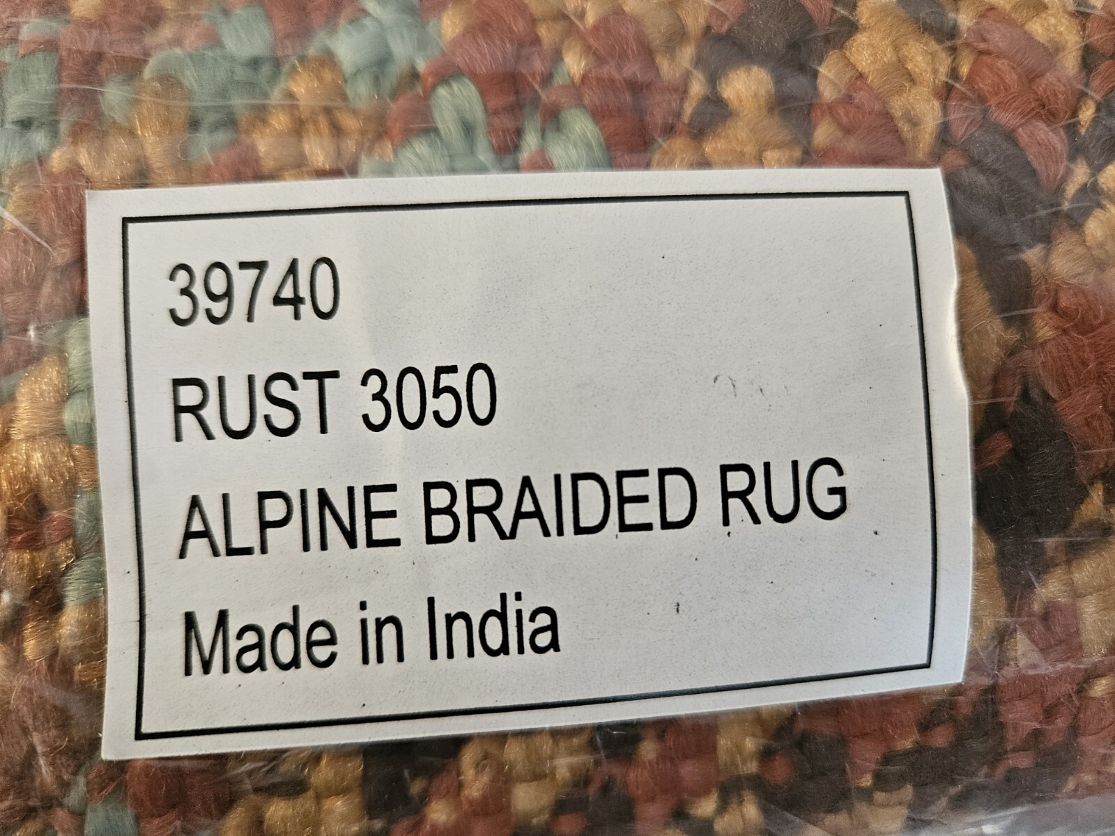 Better Trends-Alpine Braided Oval Area Rug-Indoor 30″x50″ Brand New in Package