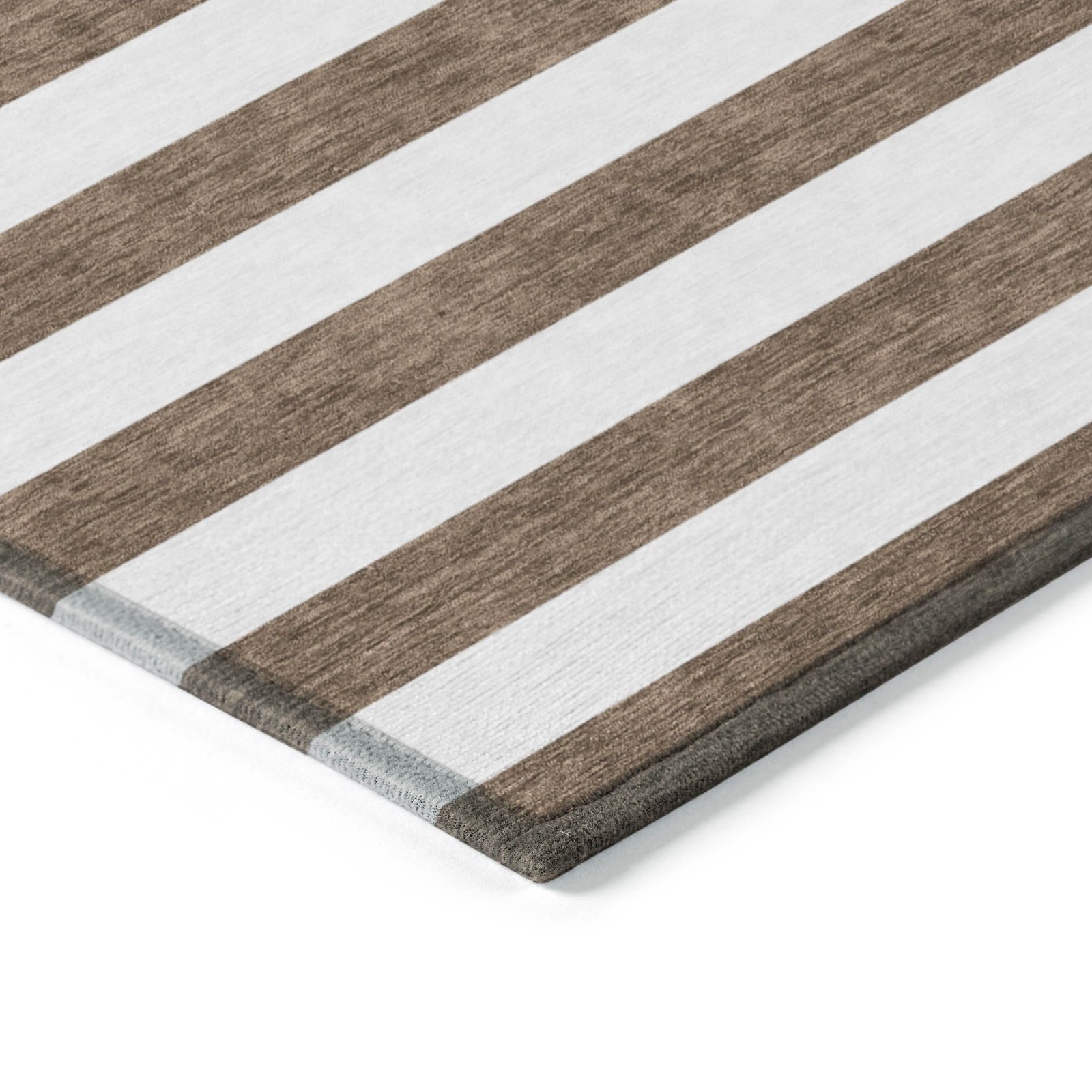 Addison Rugs Chantille Acn528 Brown 5 X 76 Indoor Outdoor Area Rug Stain