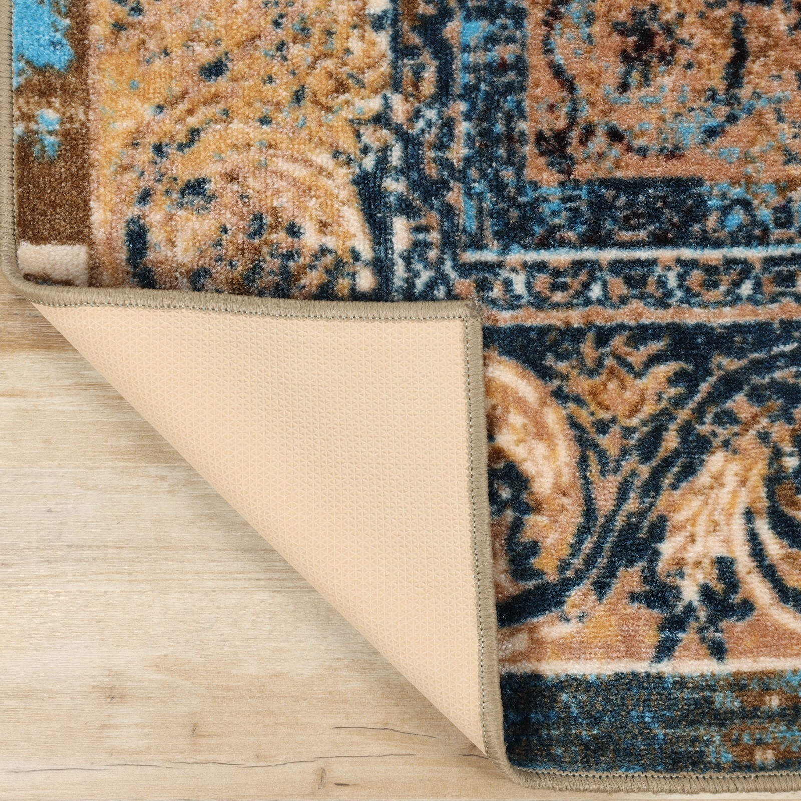 Angeles Traditional Washable Large Non Slip Area Rugs Or Runner Rug Or Door Mat