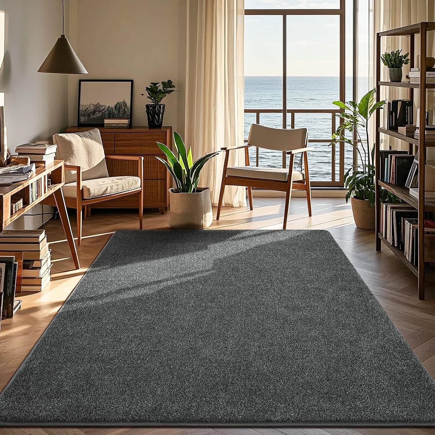 Area Rug for Living Room, Non-Slip Rugs for Boys’S Bedroom, 4X6Ft Washable