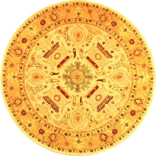 SAFAVIEH Anatolia AN543C Handmade Ivory / Gold Rug