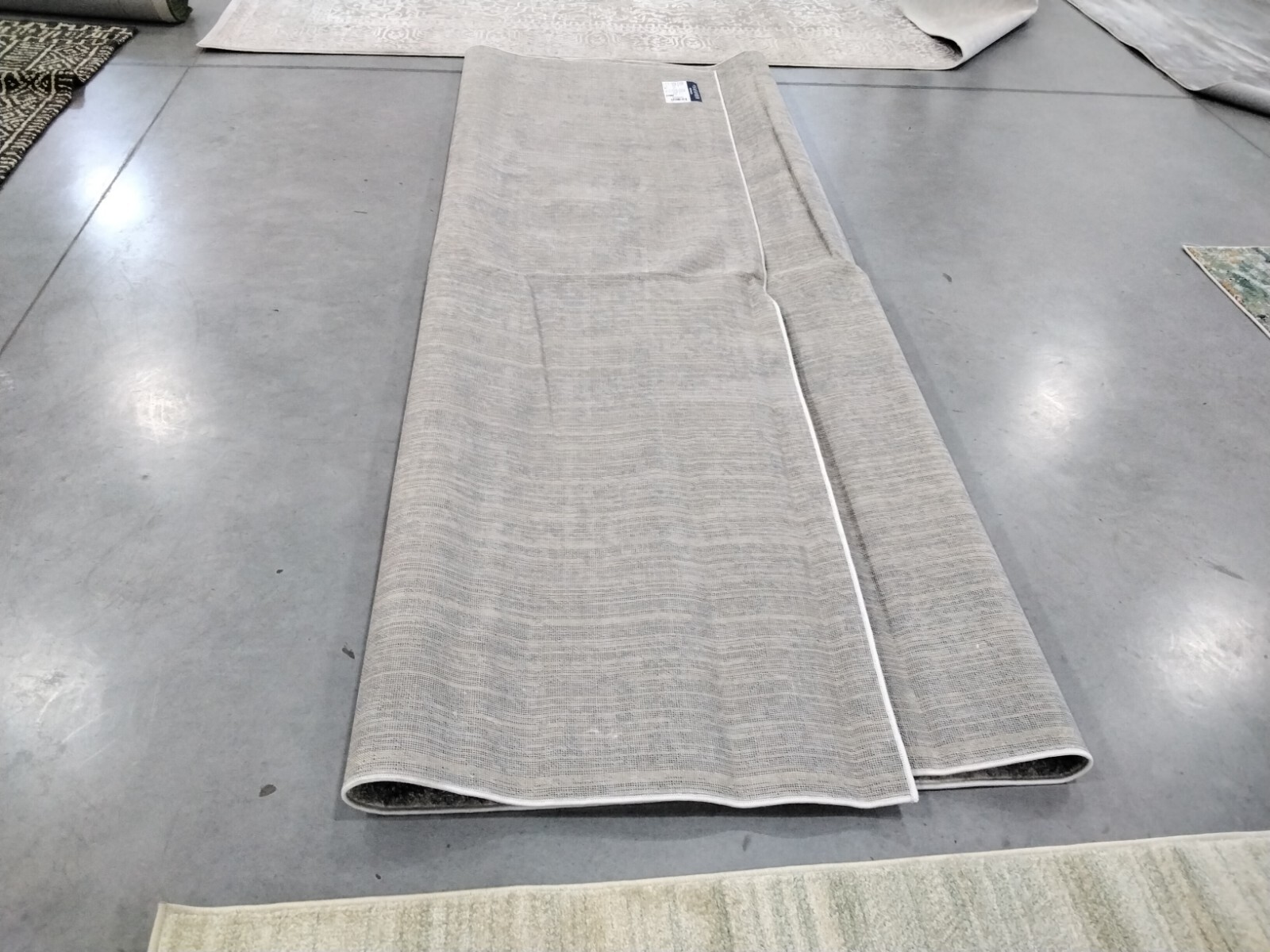 BEIGE / SLATE 10′ X 10′ SQ Back Stain Rug, Reduced Price 1172745233 ADR207B-10SQ