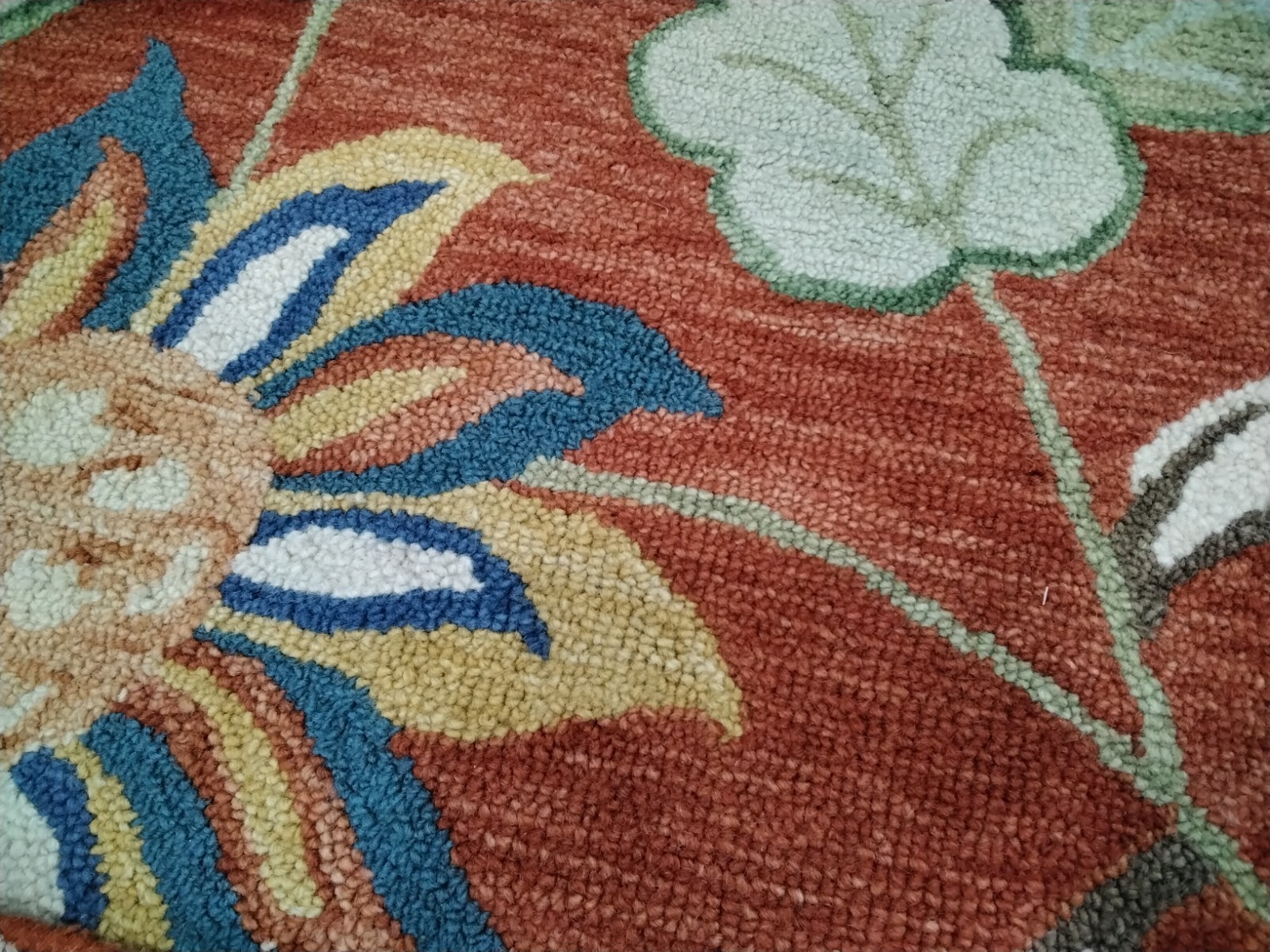 RUST / MULTI 8′ X 10′ Back Stain Rug, Reduced Price 1172758625 BLM673A-8