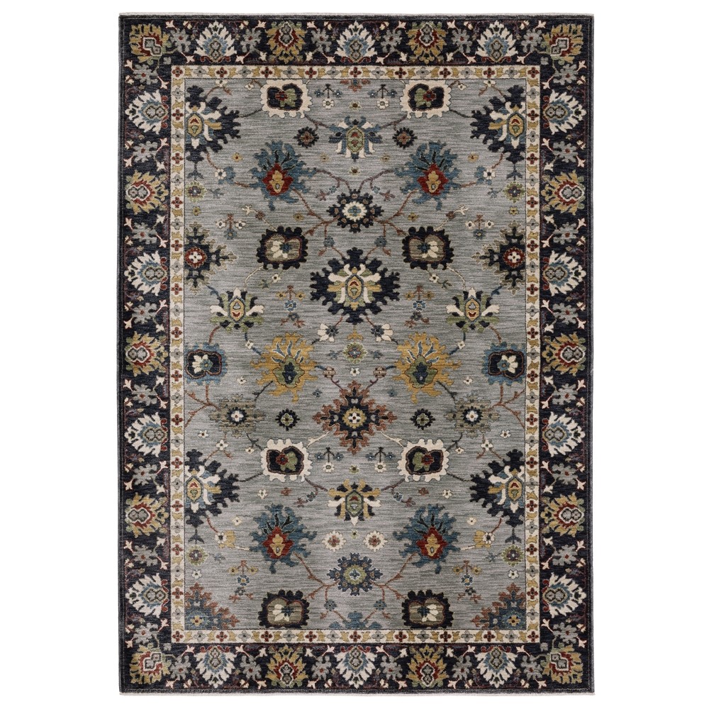 Oriental Weavers Eliana Area Rug ELI08 Casual Blue Traditional Classic