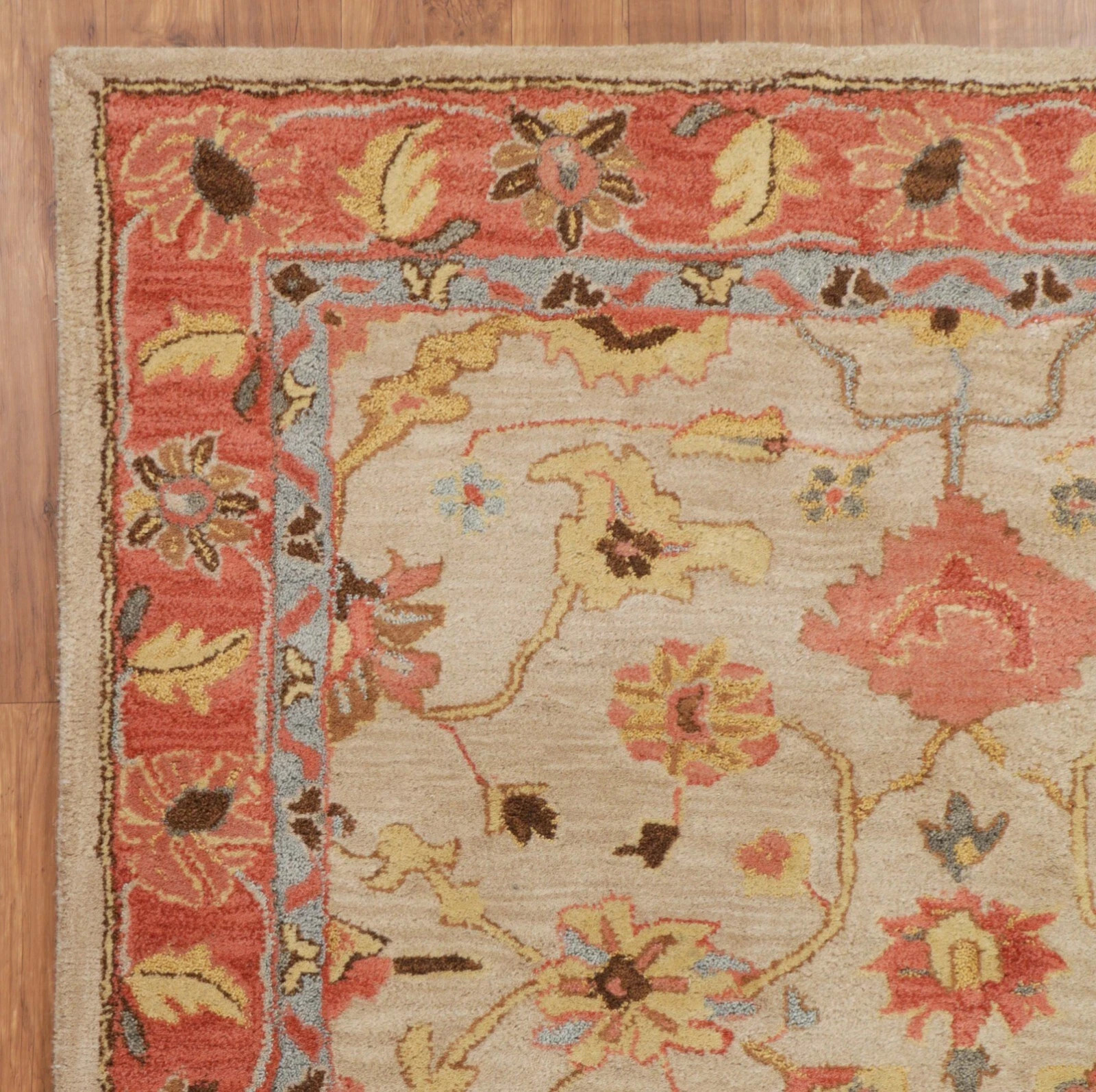 New Beige Contemporary Hand Tufted Style Handmade Woolen Area Rugs & carpet