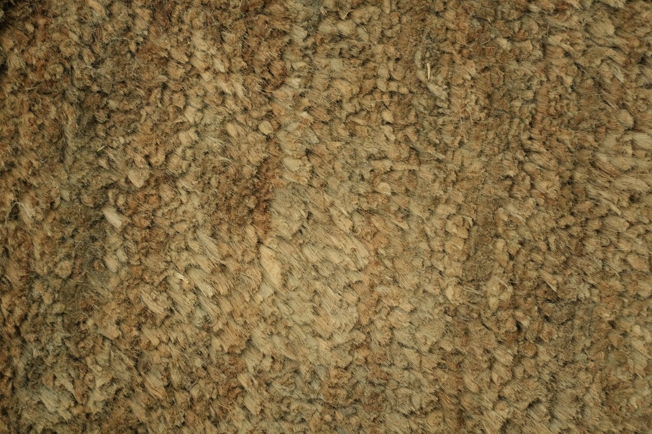 Solid Brown & Gold Jute Hand-Knotted 6×8 Modern Contemporary Area Rug